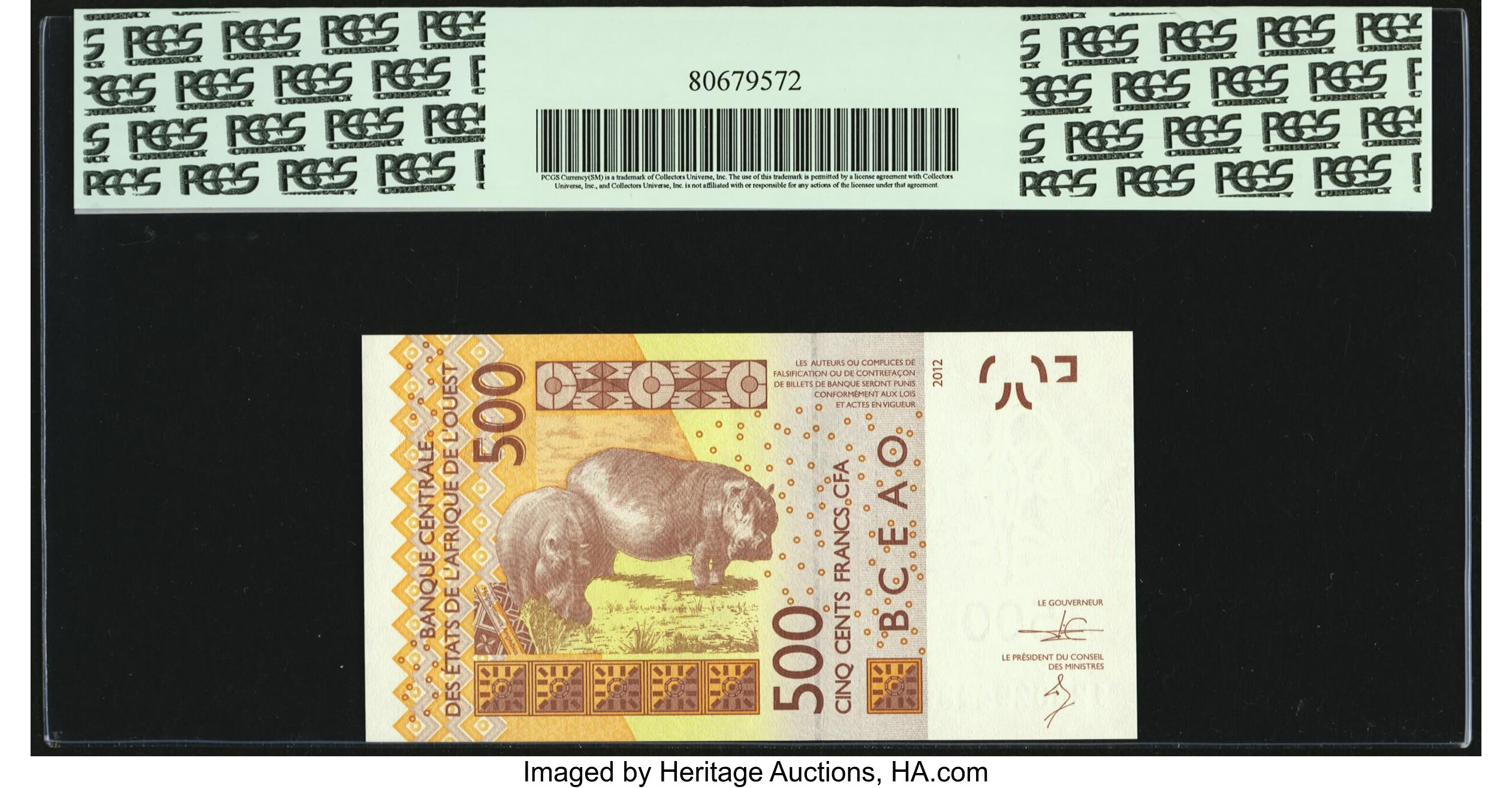 image for: West African States  500 francs (B120Kb)