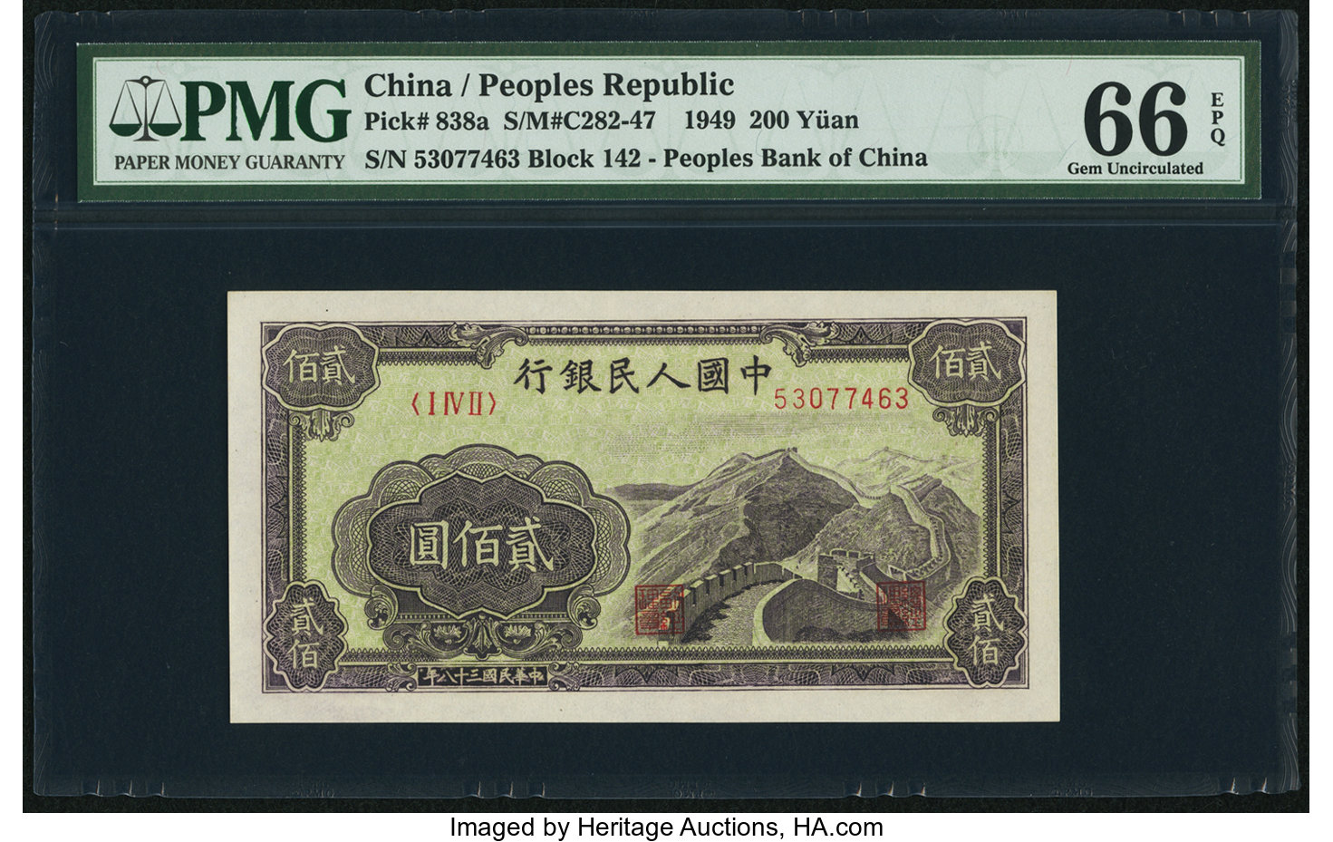 image for: China National Banks  ??? (200 yuan)(B4044a)