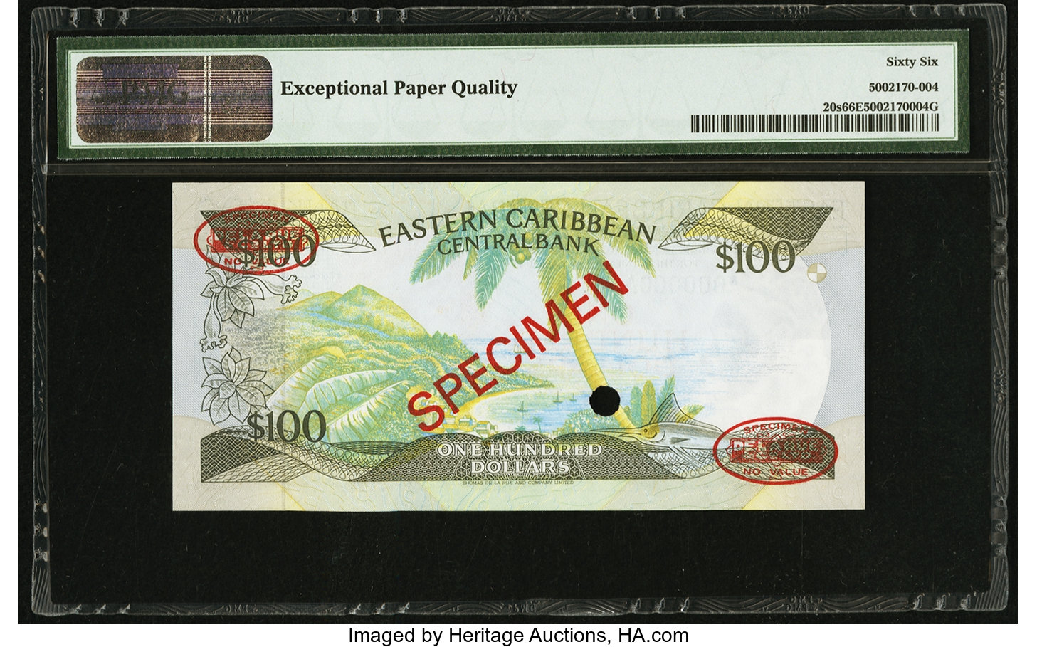 image for: East Caribbean States  100 dollars (B204a)
