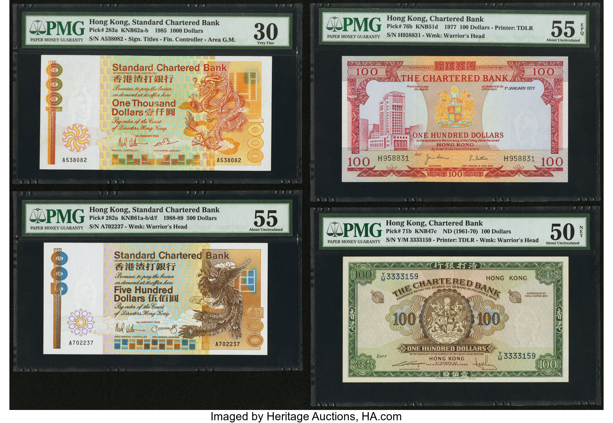 image for: Hong Kong  100 dollars(B371b)
