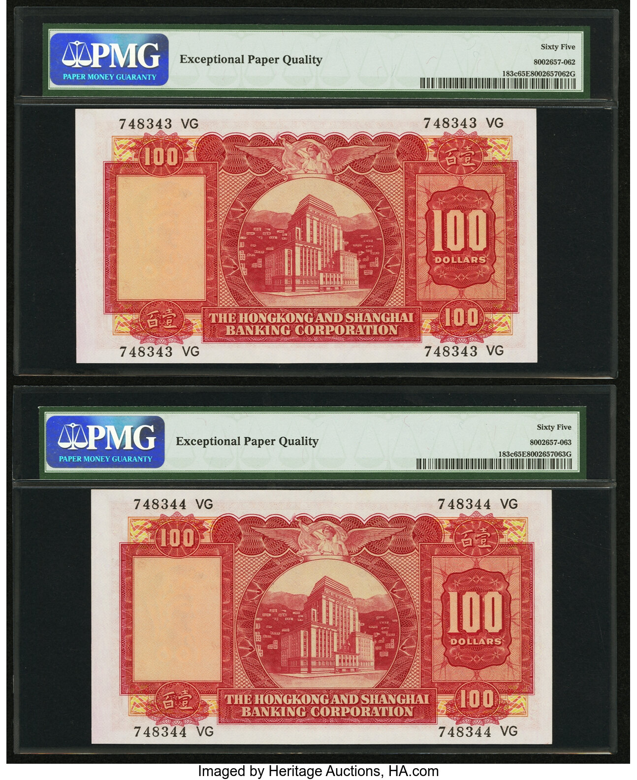 image for: Hong Kong  100 dollars (B664e)