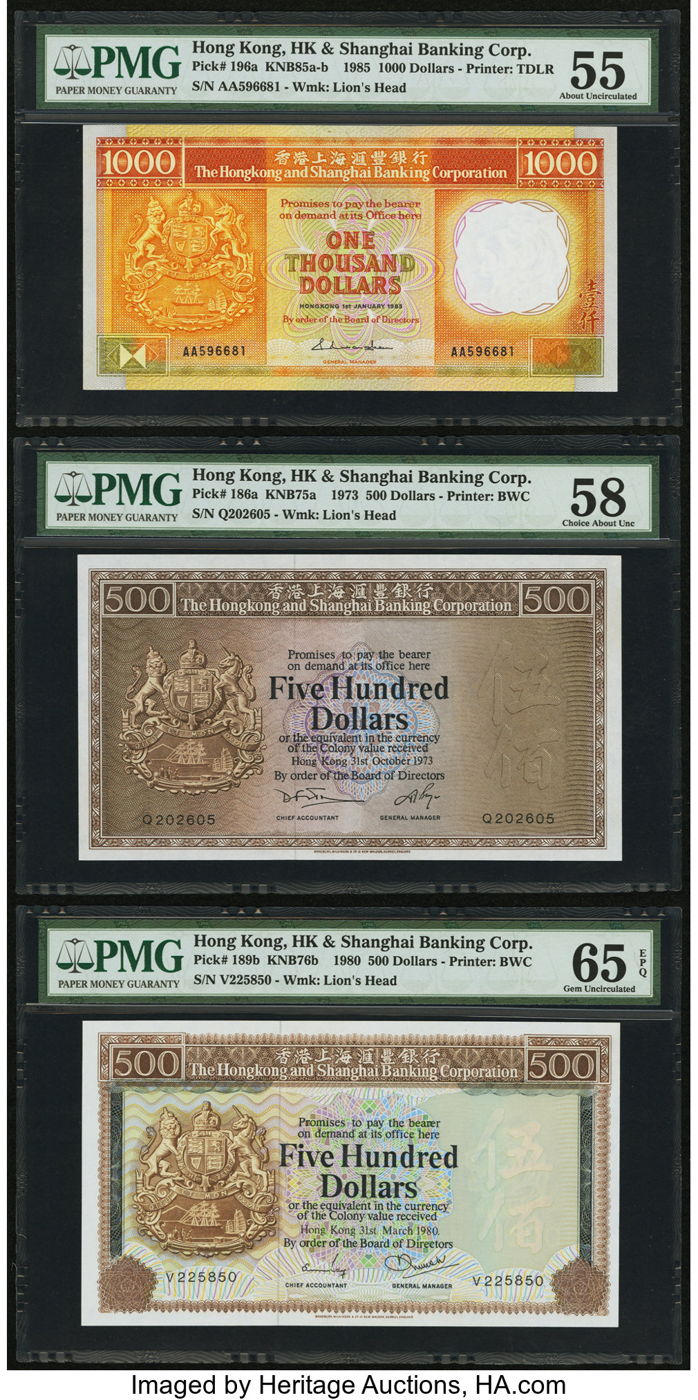 image for: Hong Kong  500 dollars (B669at)