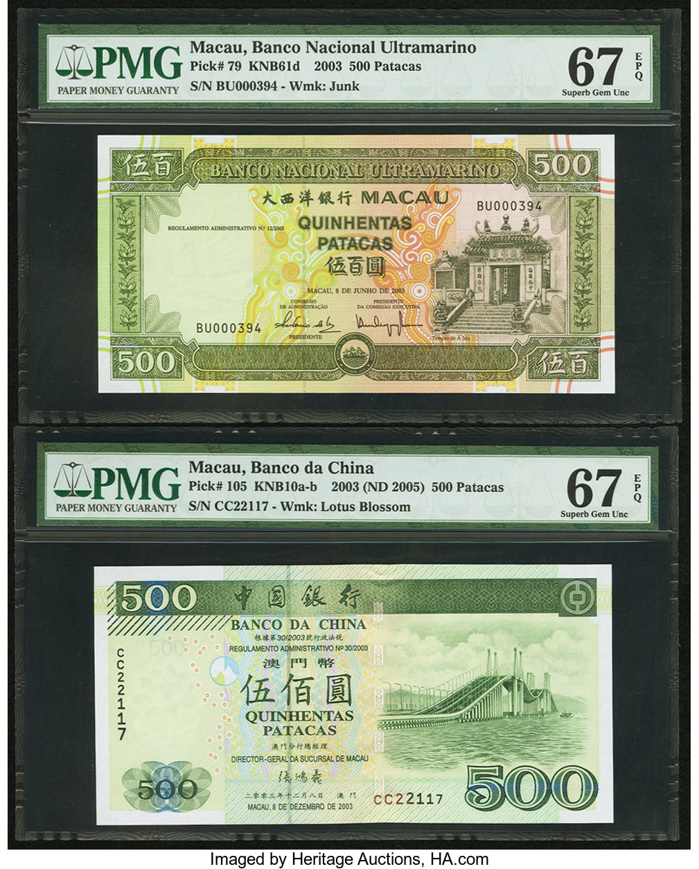 image for: Macau  500 patacas (B065d)