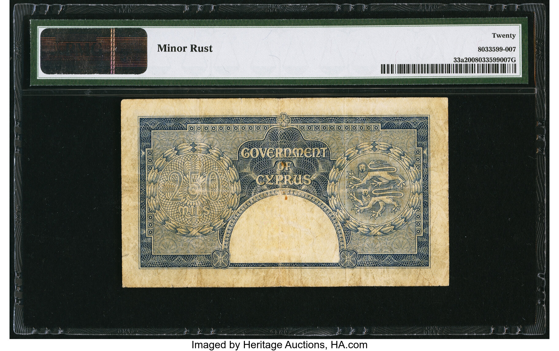image for: Cyprus  250 mils (B133as2)