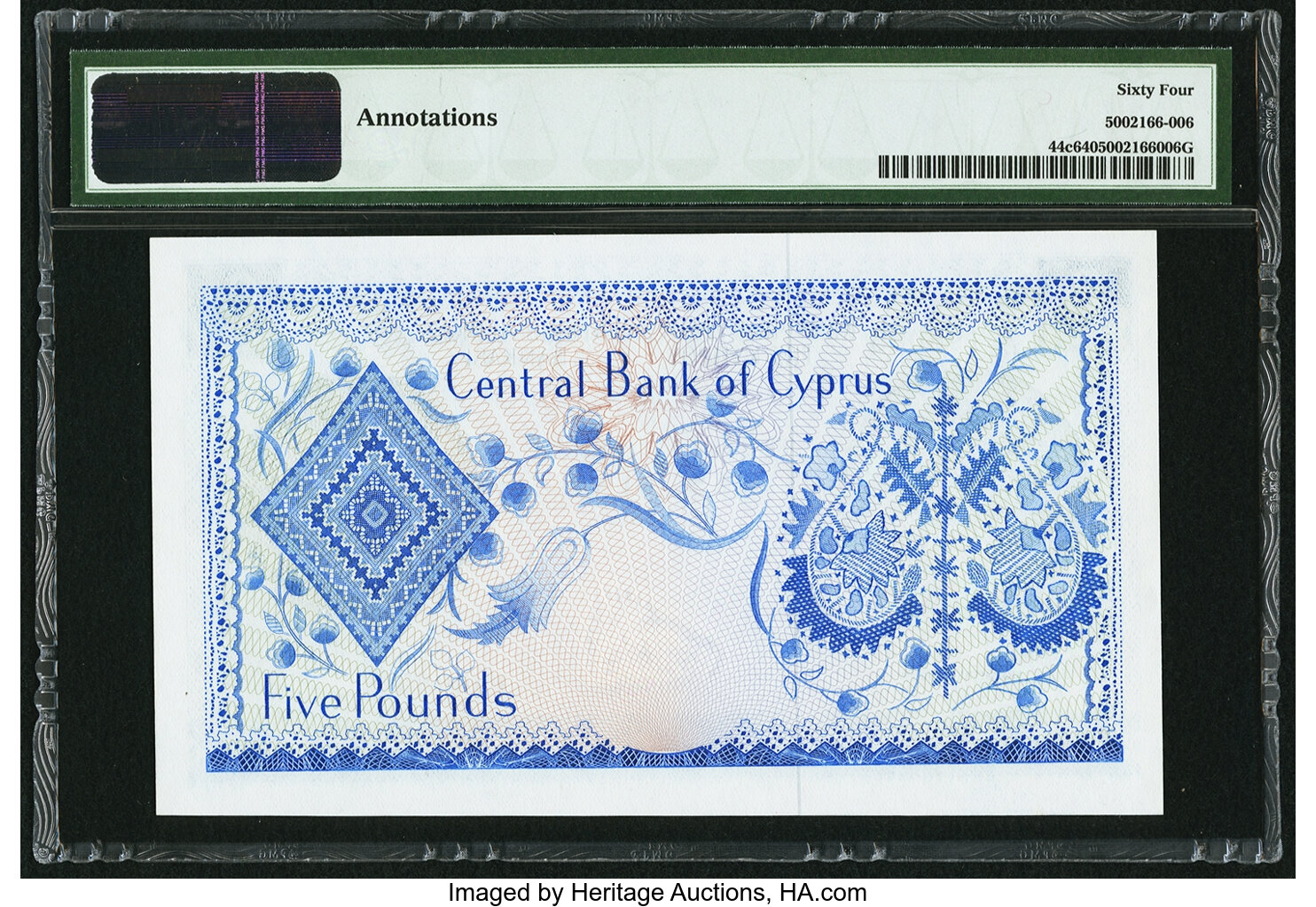 image for: Cyprus  5 pounds (B304b)
