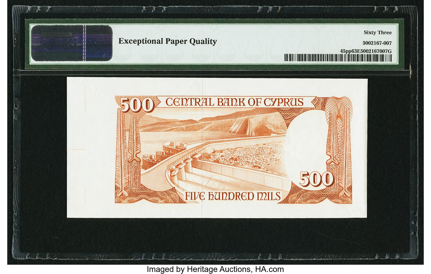 image for: Cyprus  500 mils (B305a)