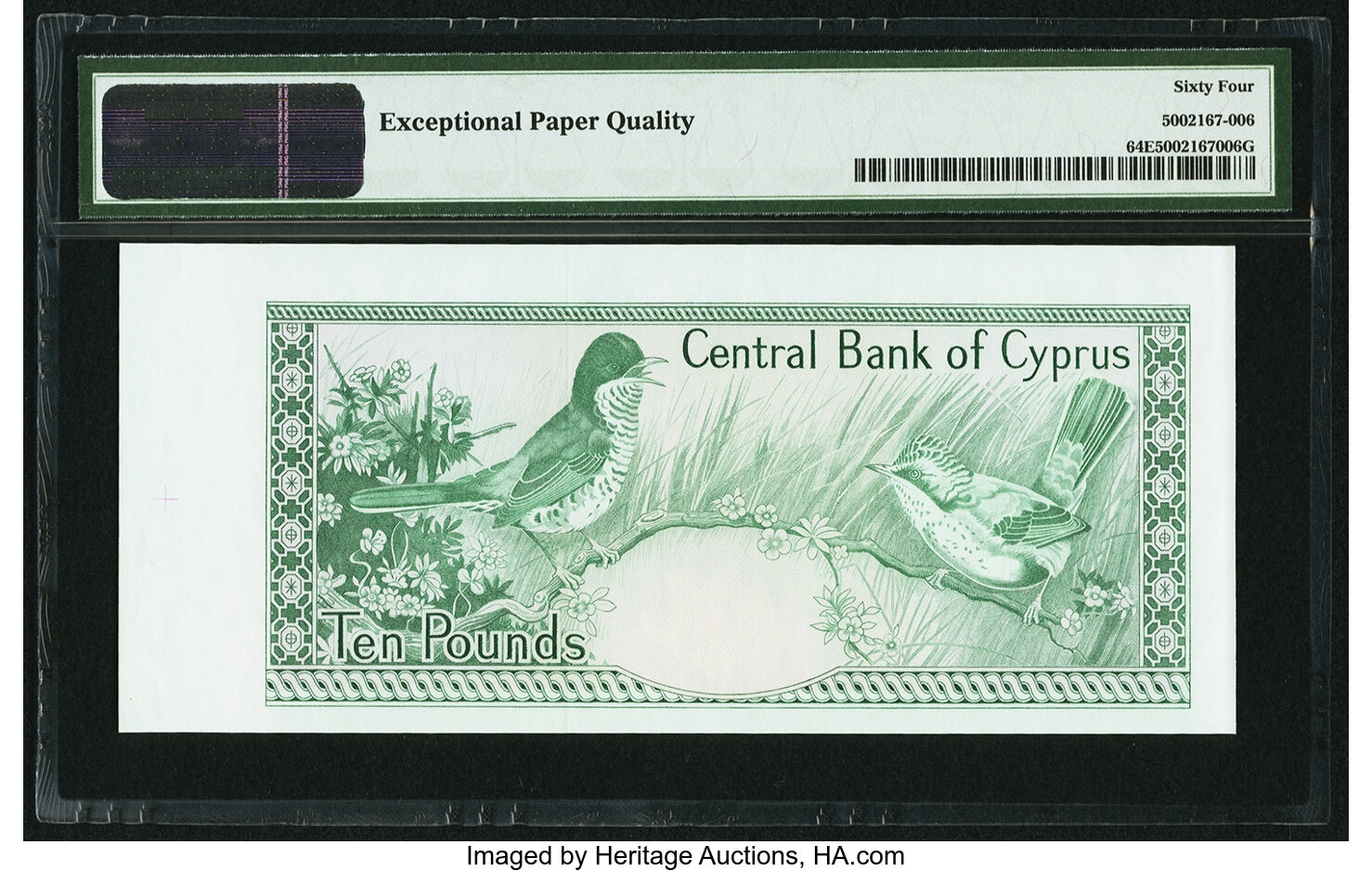 image for: Cyprus  10 pounds (B308as)