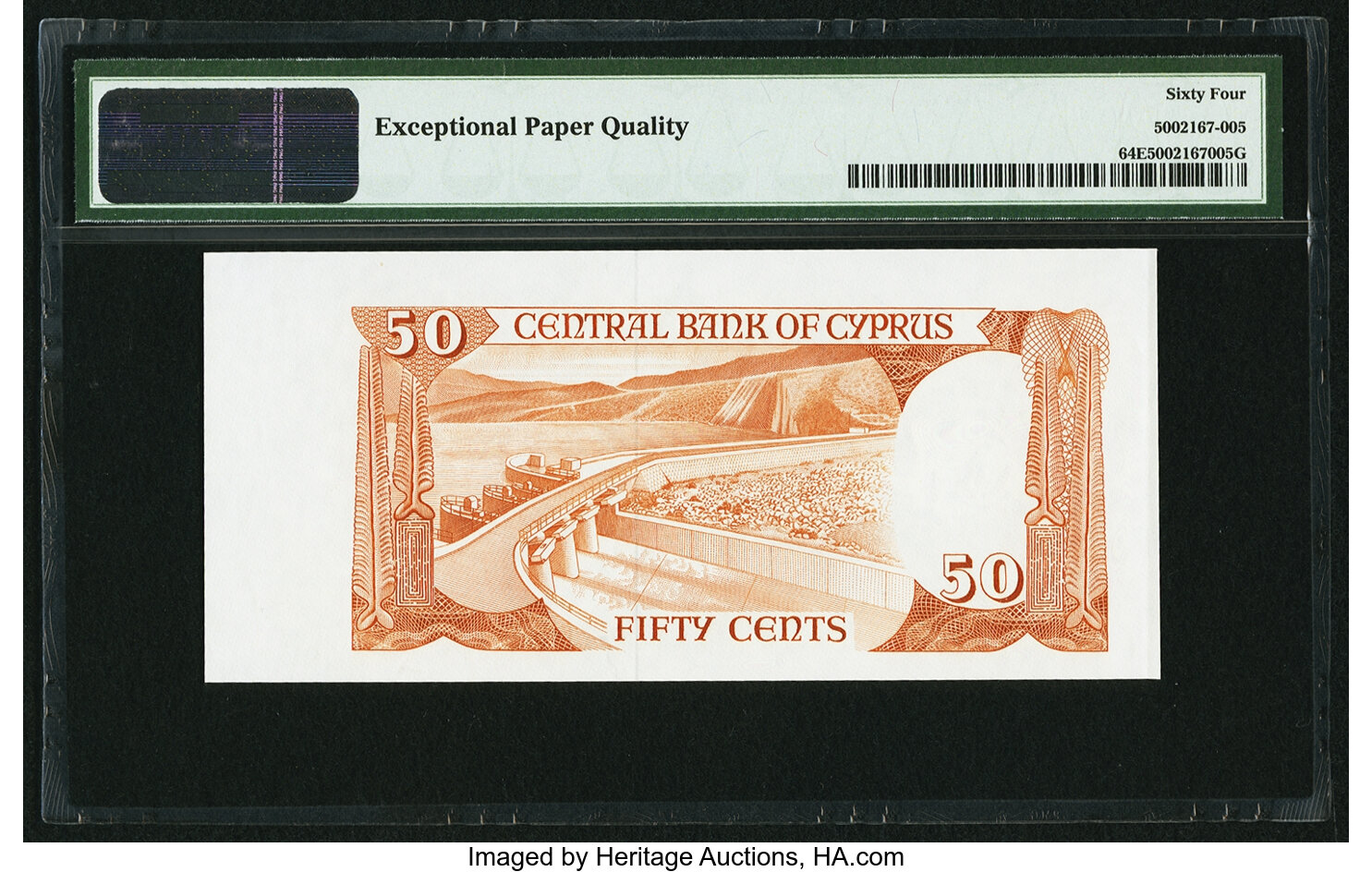 image for: Cyprus  50 cents (B309a)