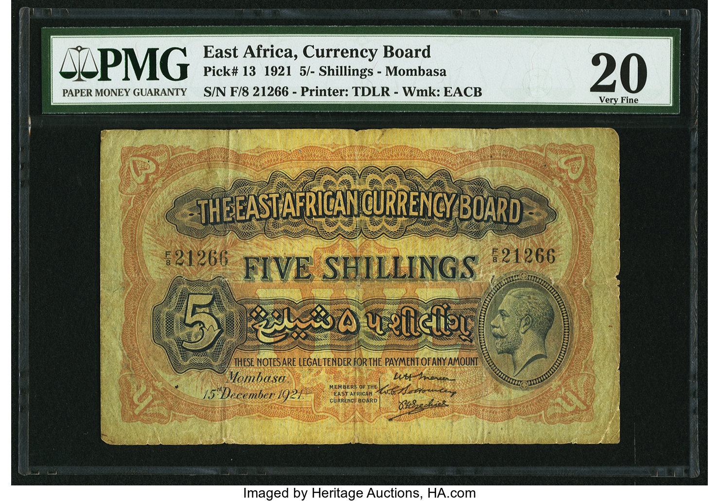  15th December 1921 Sig 1 Prefix B/2 - F/8 