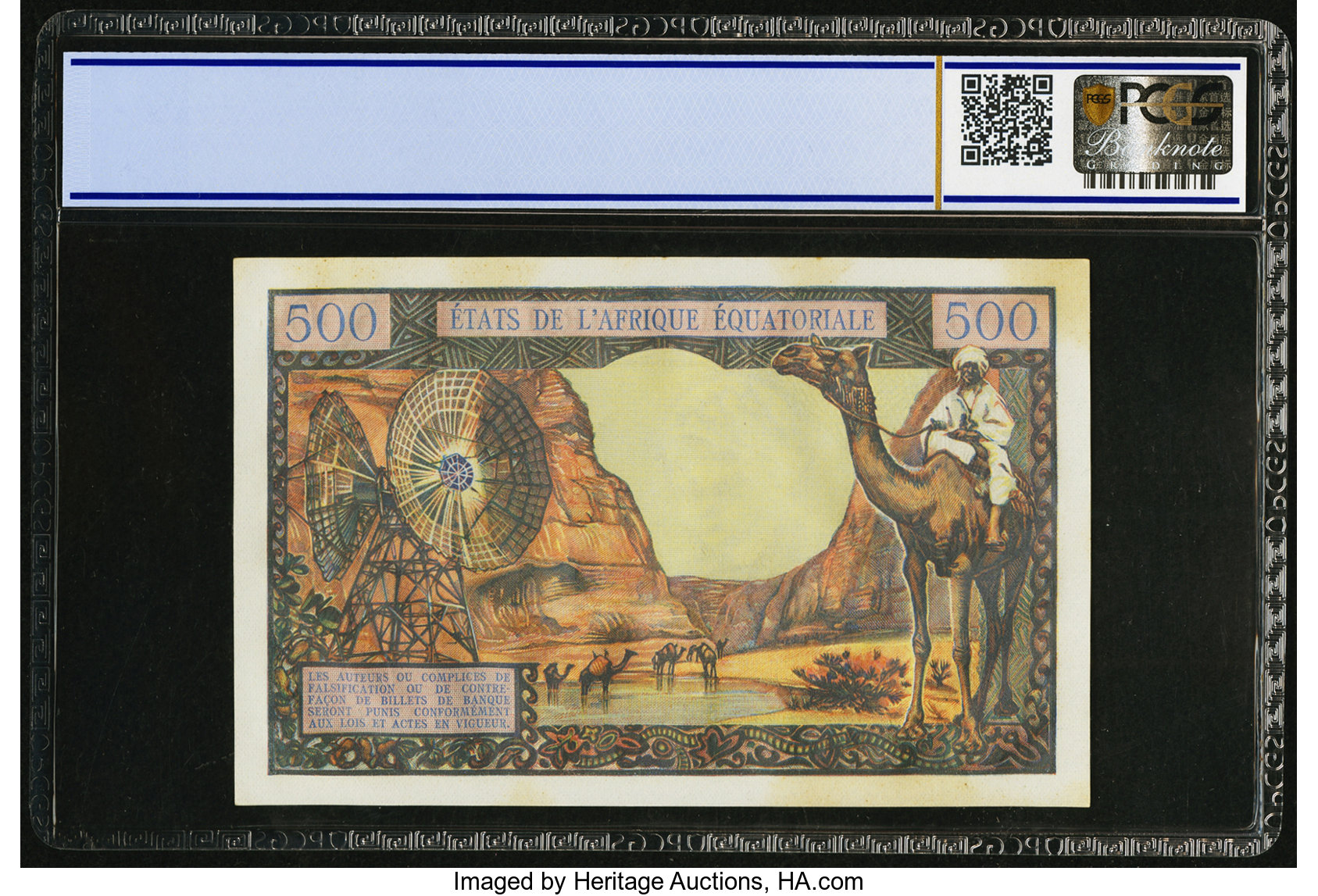 image for: Equatorial African States  500 francs(B202h)