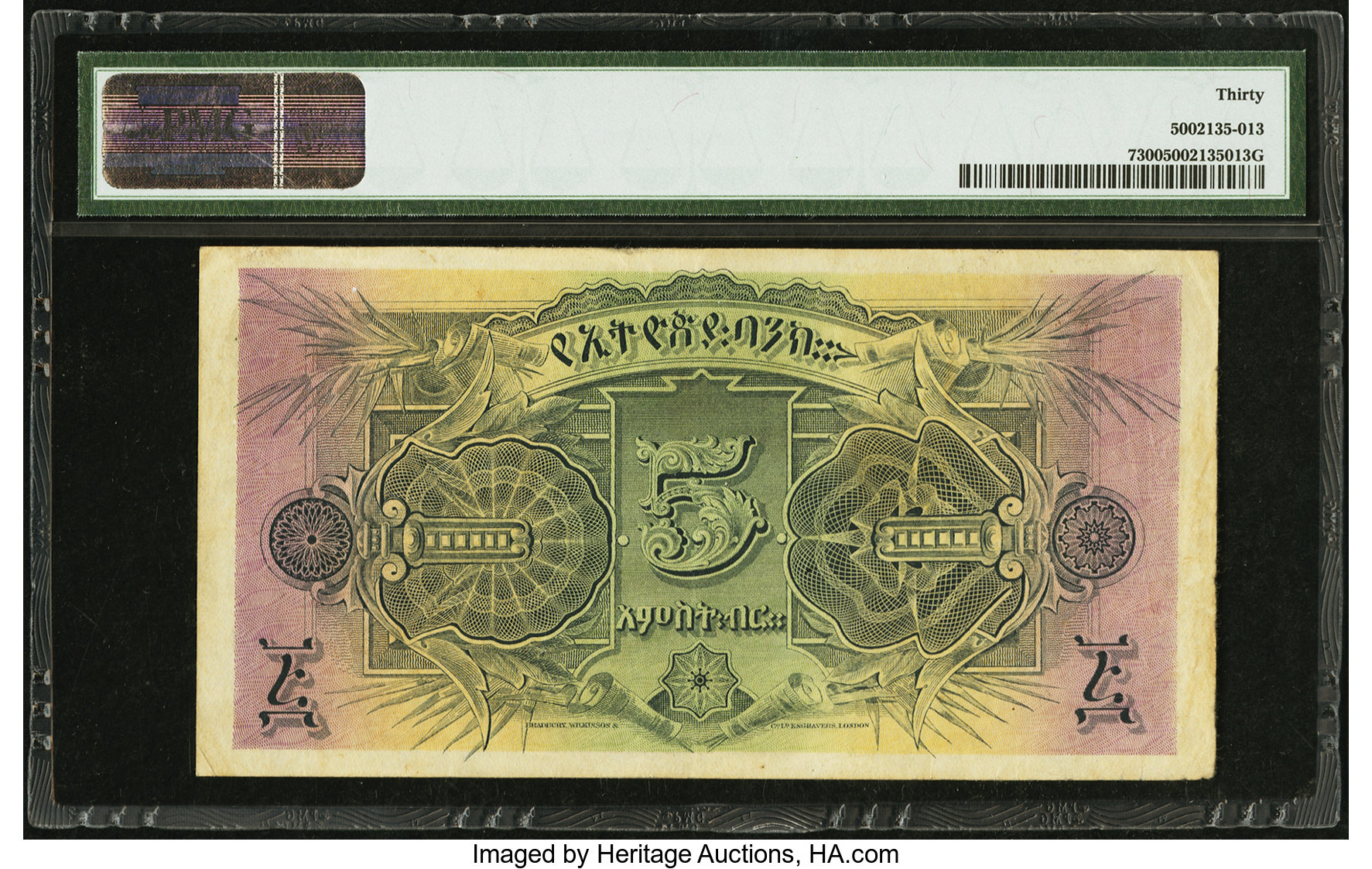image for: Ethiopia  5 thalers(B102as)