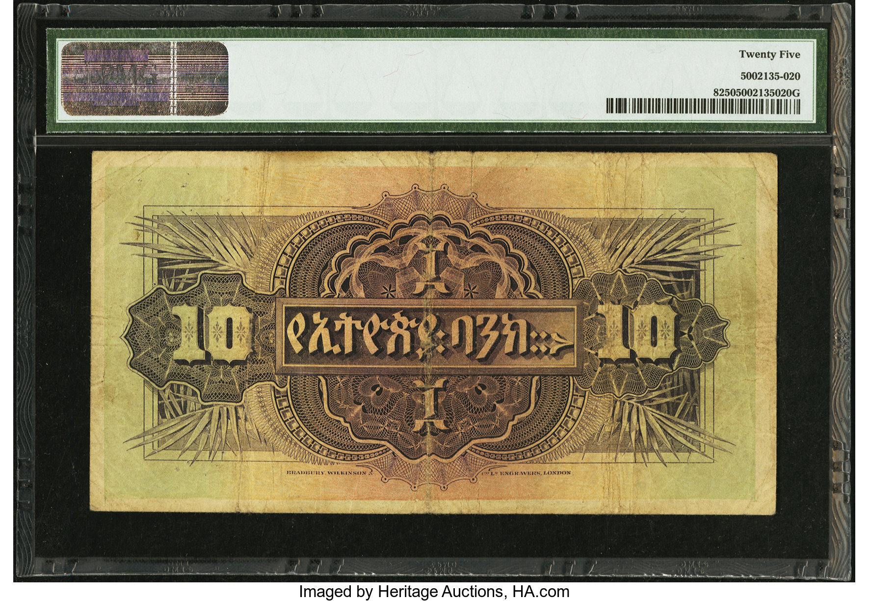 image for: Ethiopia  10 thalers(B103a)