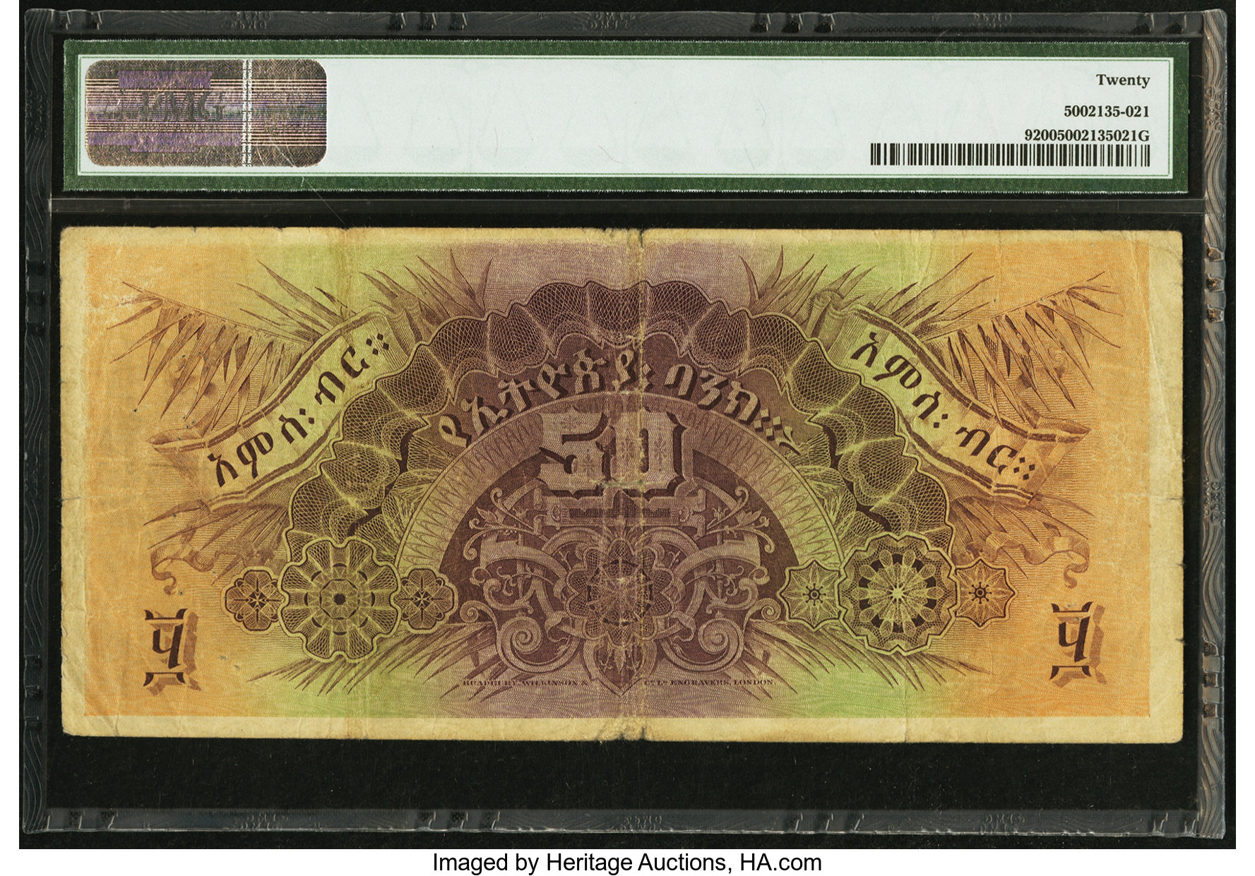 image for: Ethiopia  50 thalers(B104p)