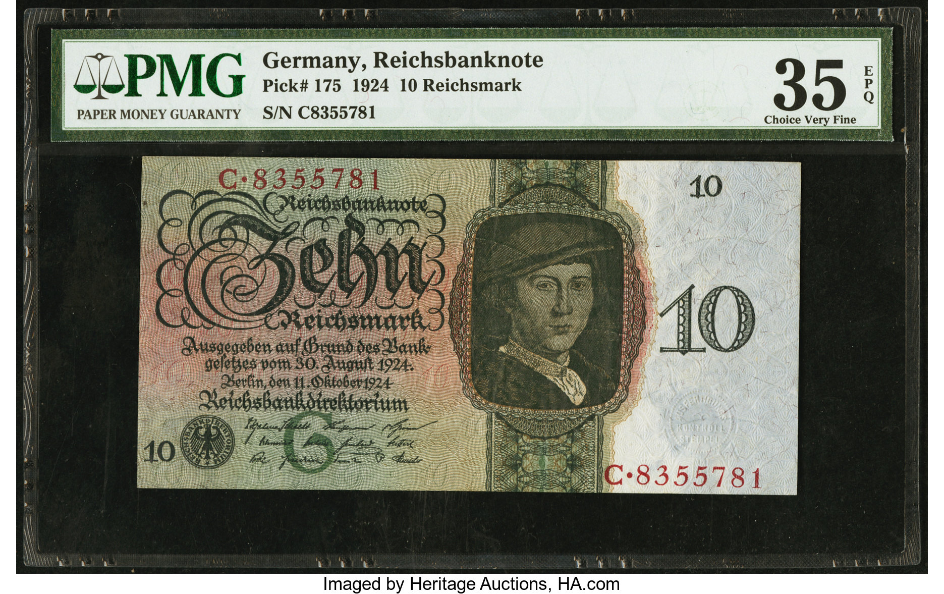 image for: Germany  10 reichsmark (B313a5)