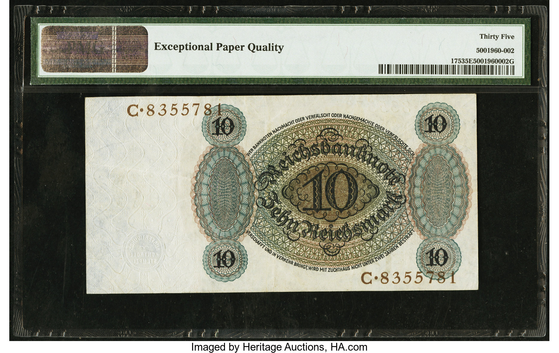 image for: Germany  10 reichsmark (B313a7)
