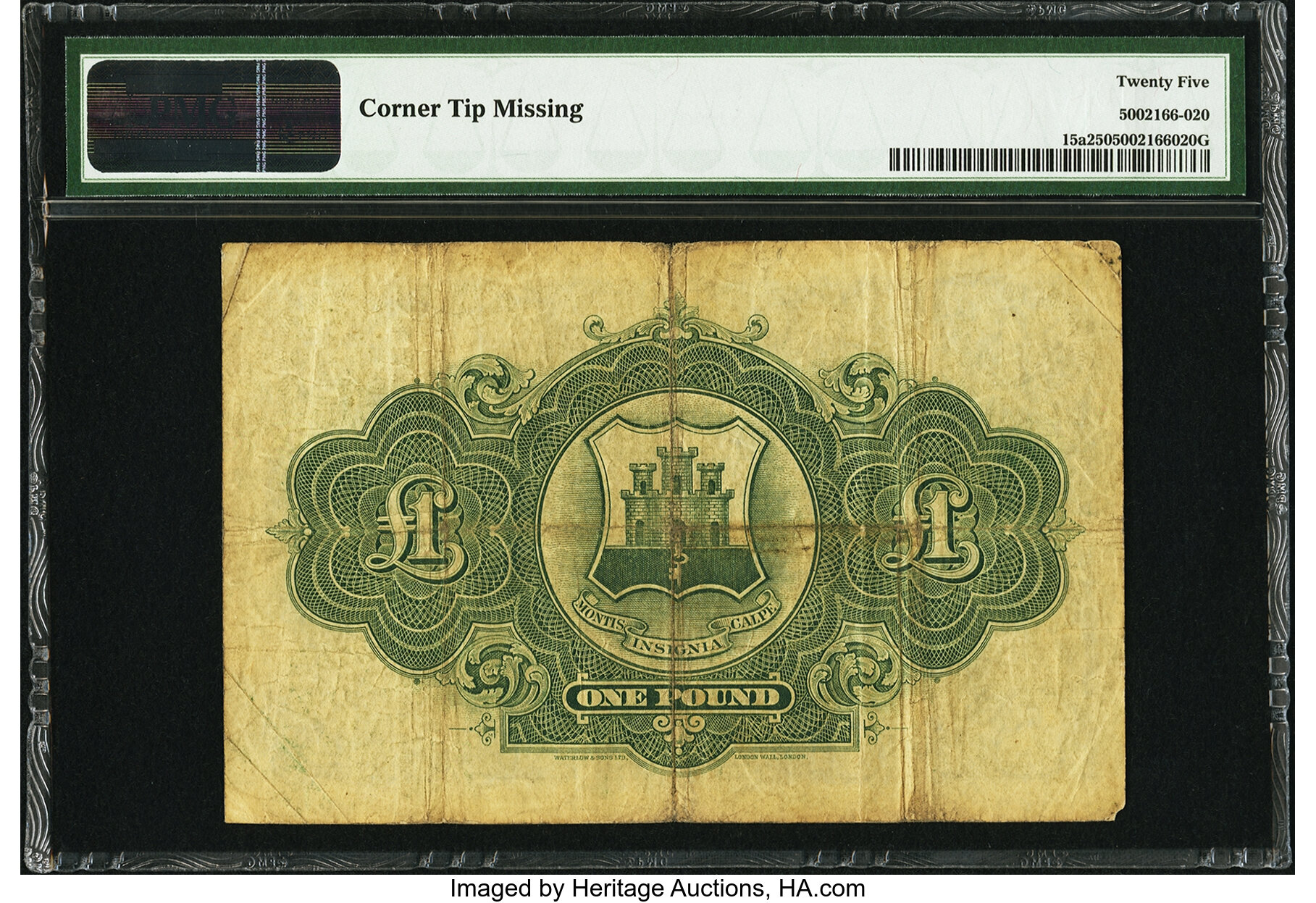 image for: Gibraltar  1 pound (B113d)