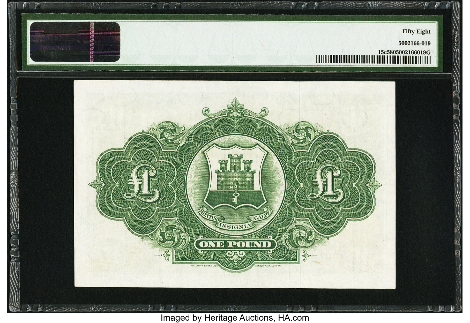 image for: Gibraltar  1 pound (B116b)