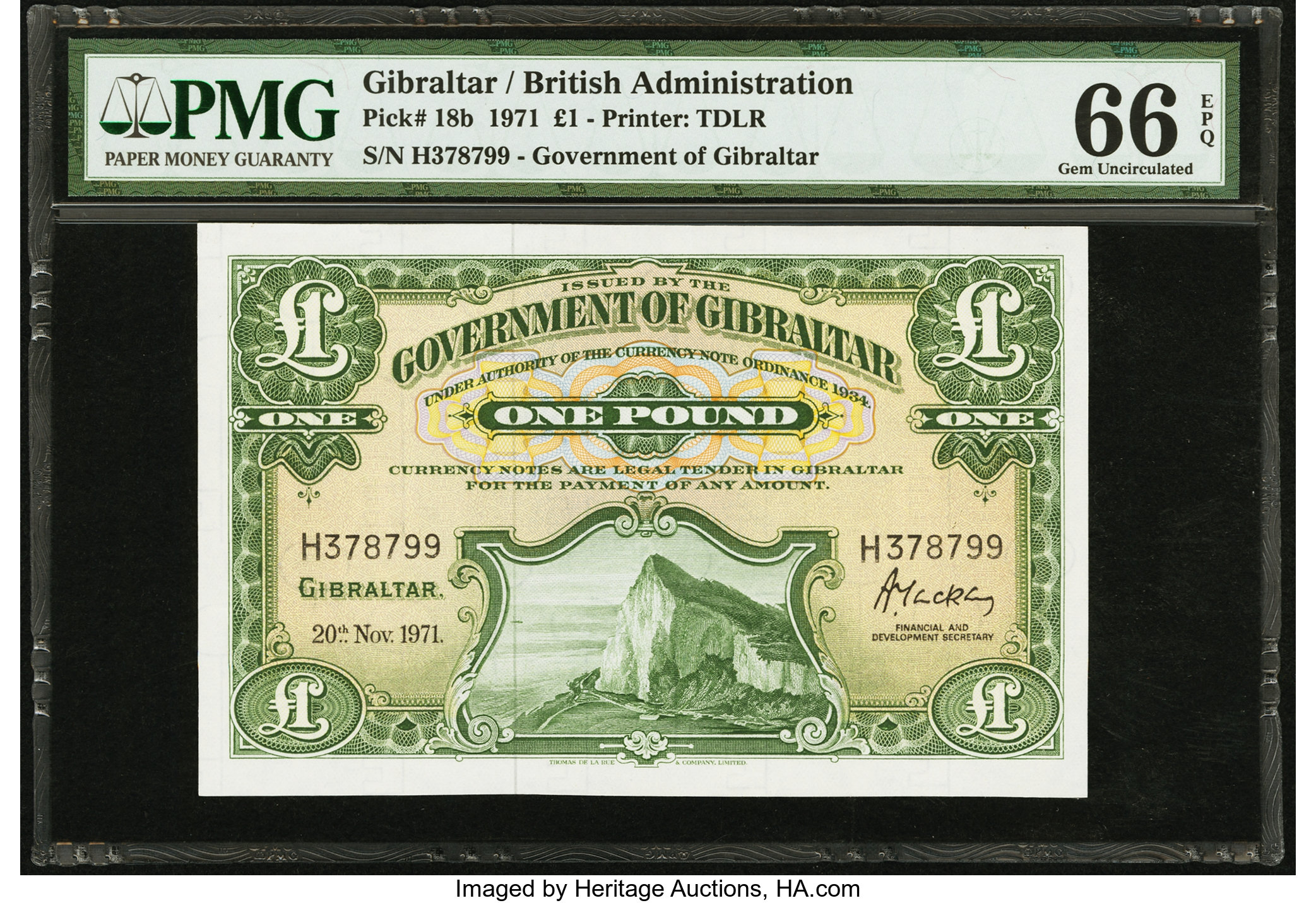 image for: Gibraltar  1 pound (B116gs2)