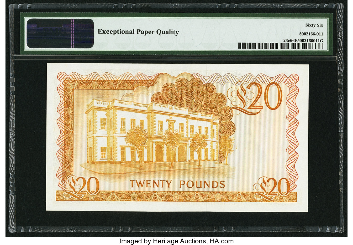 image for: Gibraltar  20 pounds (B121a)