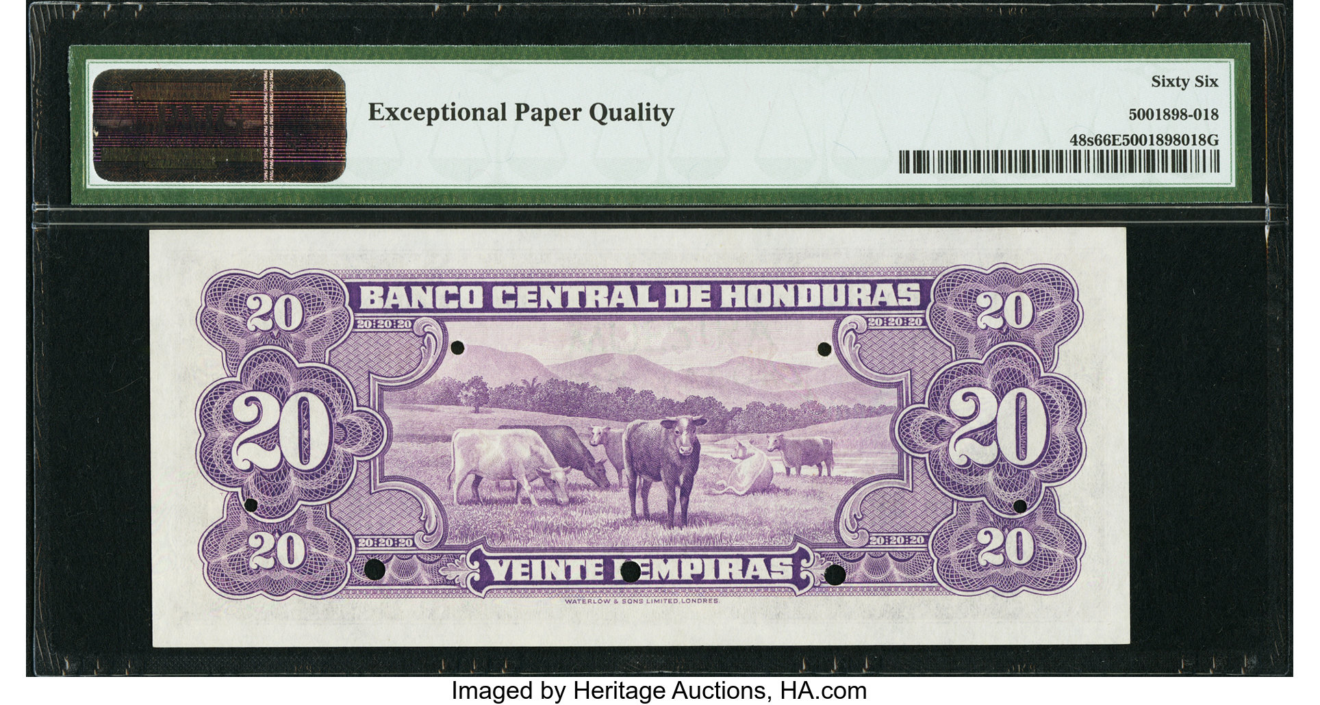 image for: Honduras  20 lempiras (B304f)