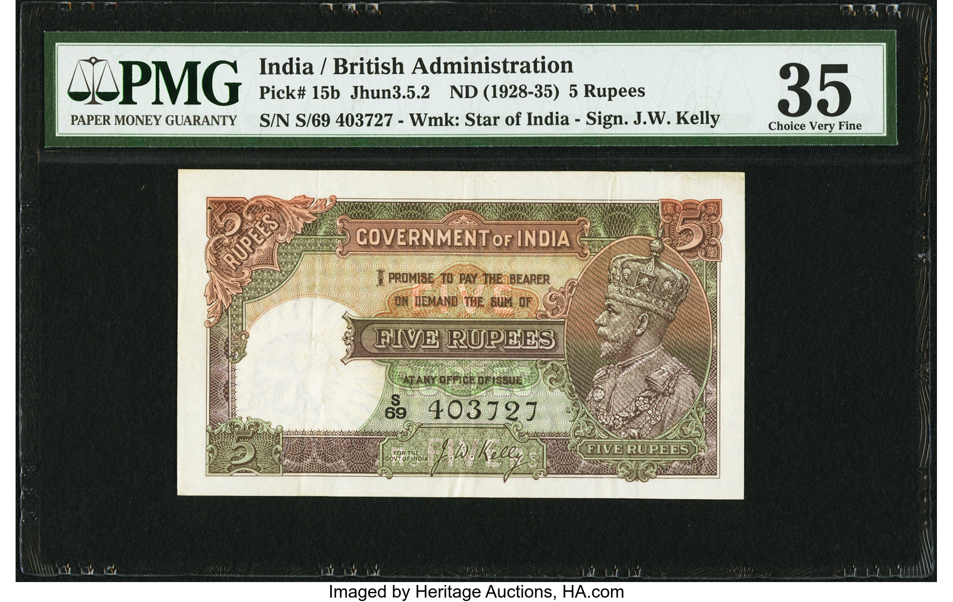 image for: India  5 rupees (B149a)