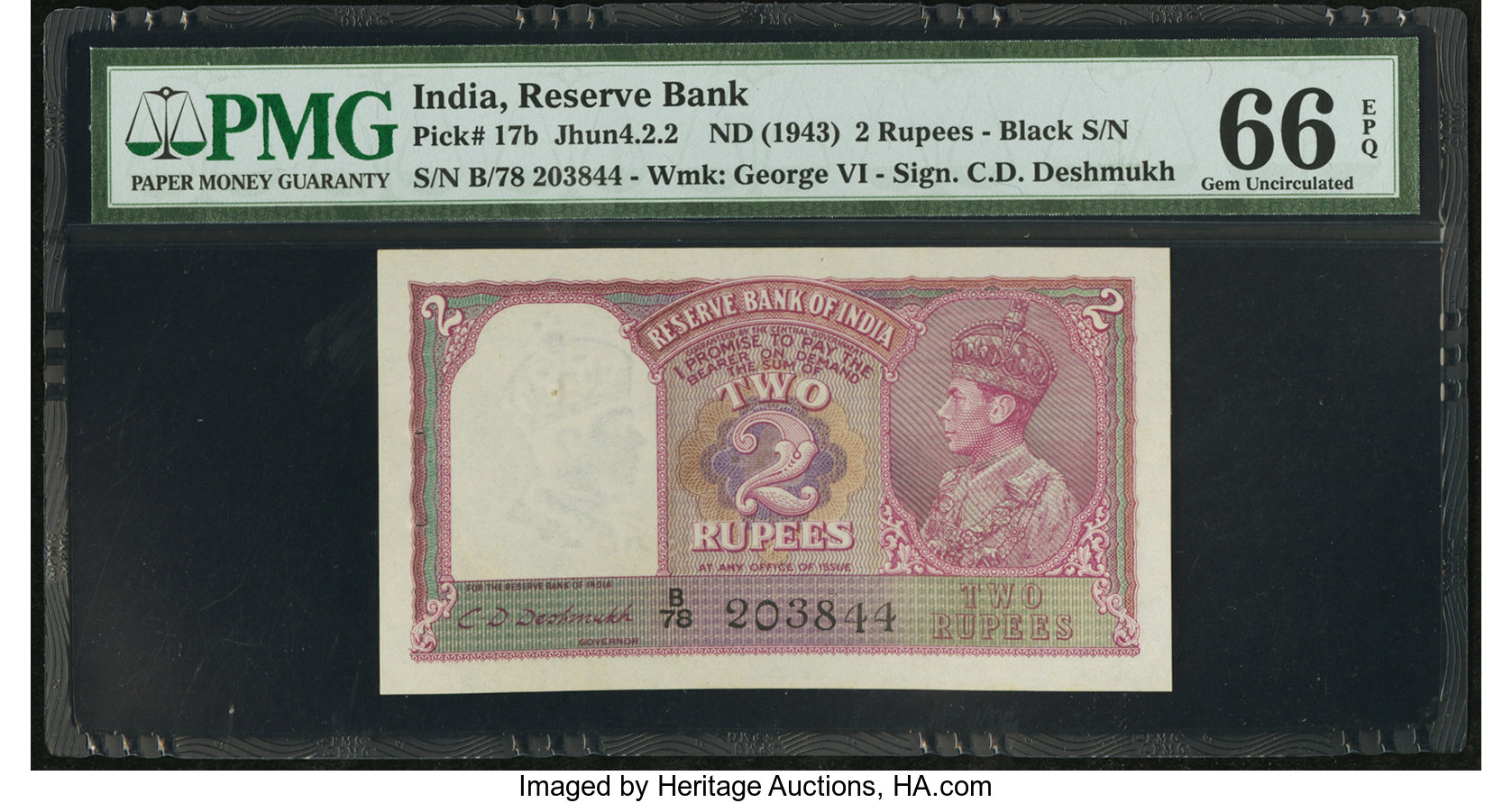 image for: India  2 rupees (B201c)