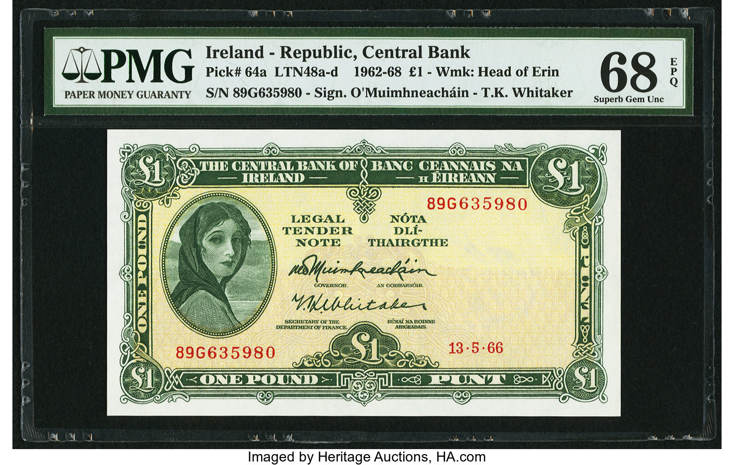 image for: Ireland, Republic of  1 pound (B209b)