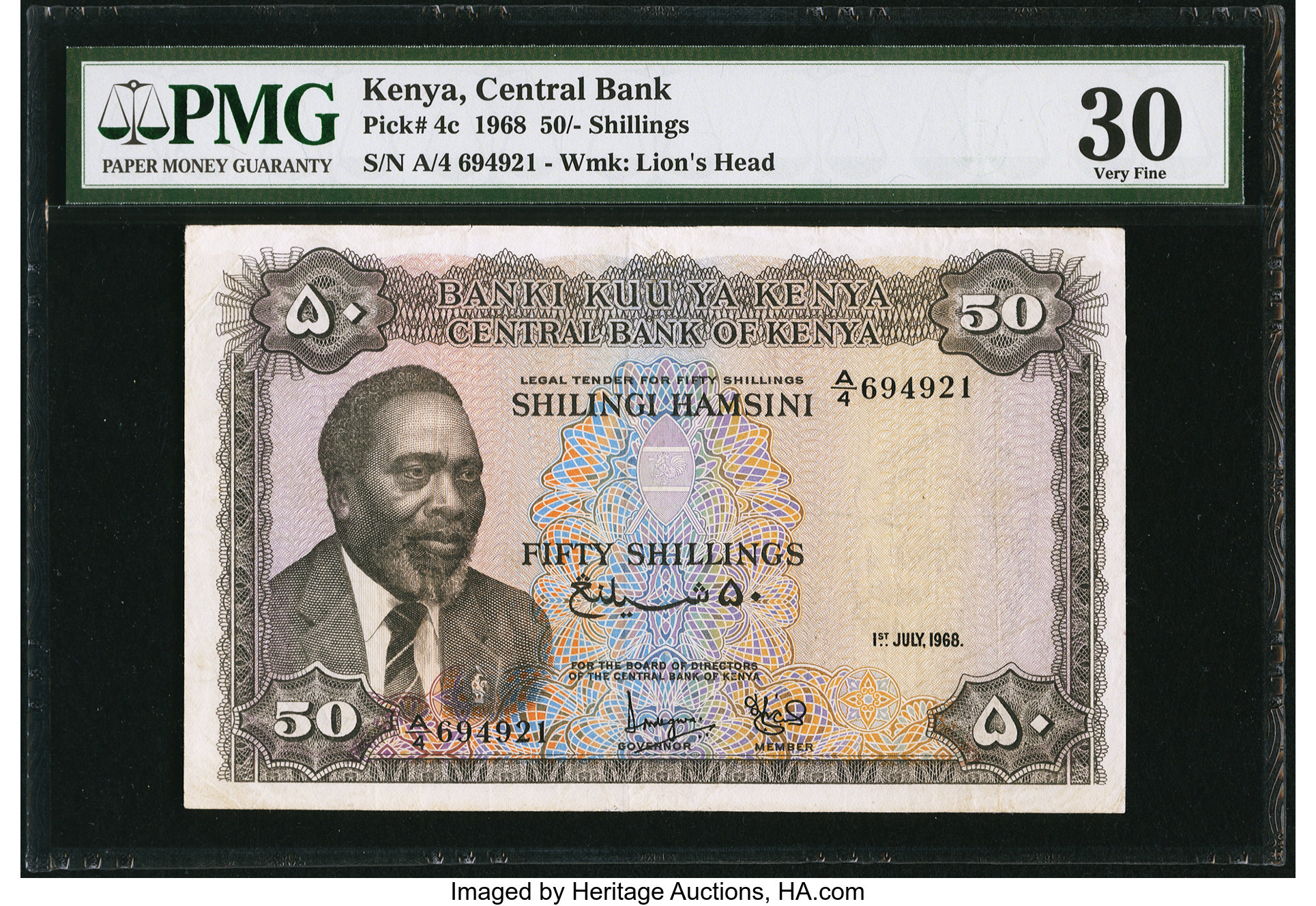 image for: Kenya  50 shillings (B104bs)