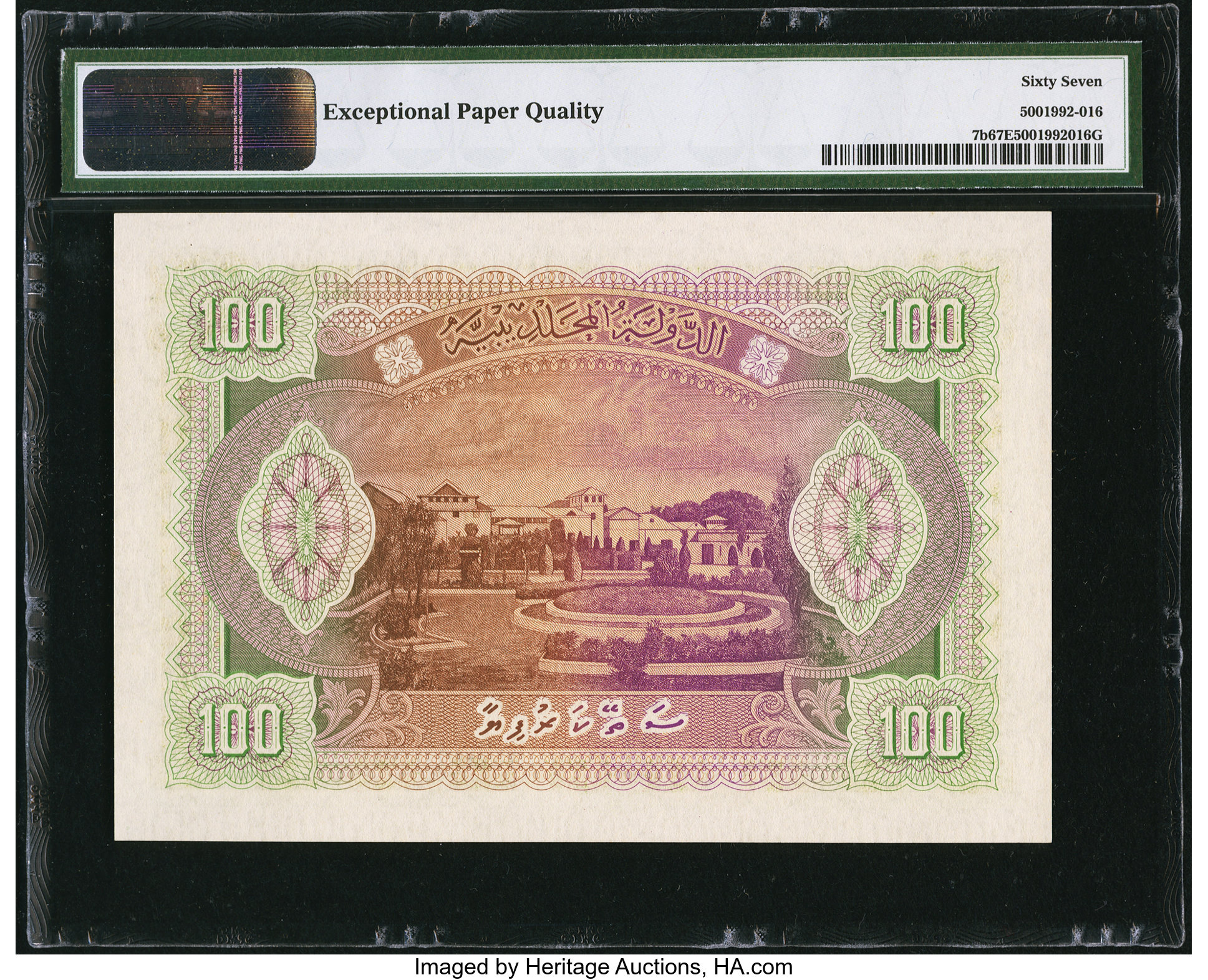 image for: Maldives  100 rufiyaa (B107as2)