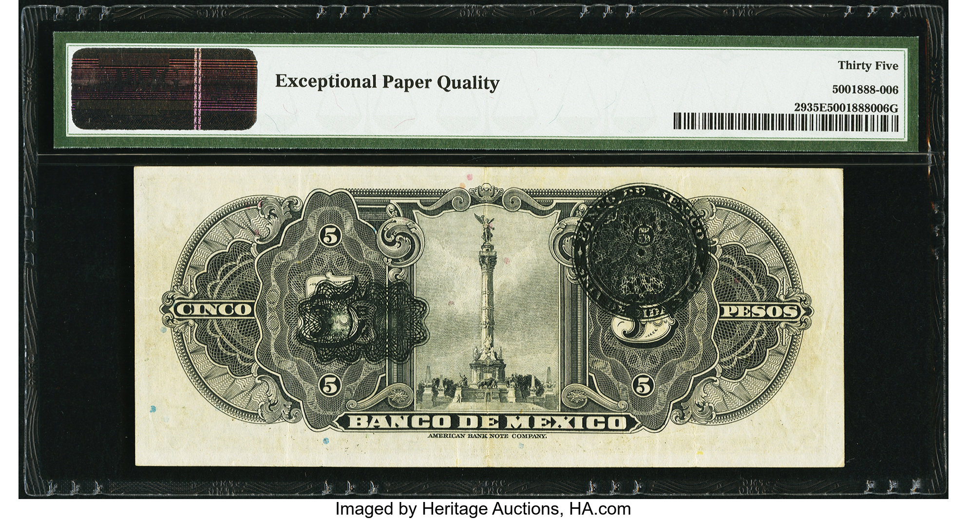 image for: Mexico  5 pesos(B608as)