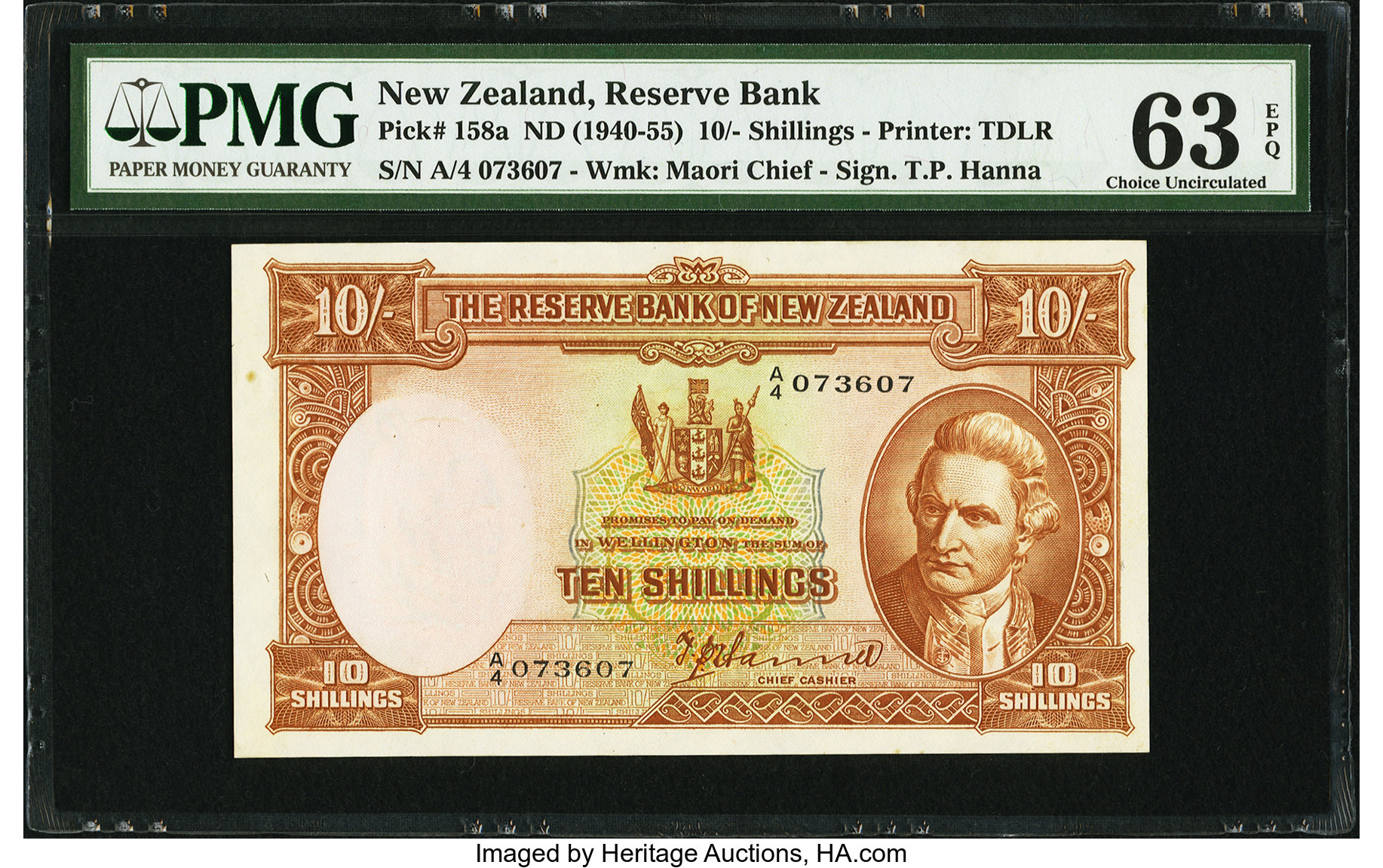 image for: New Zealand  10 shillings (B105g)