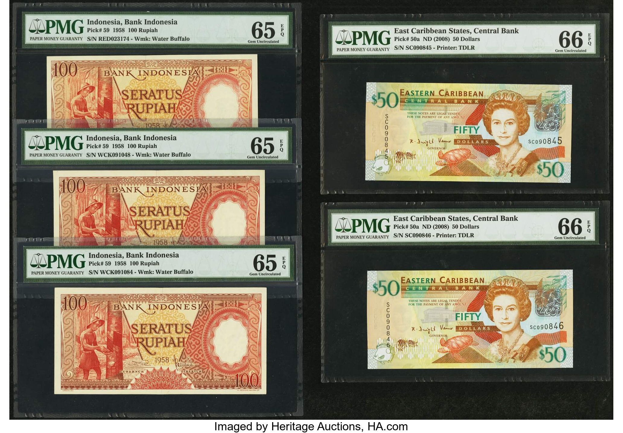image for: East Caribbean States  50 dollars (B234a)