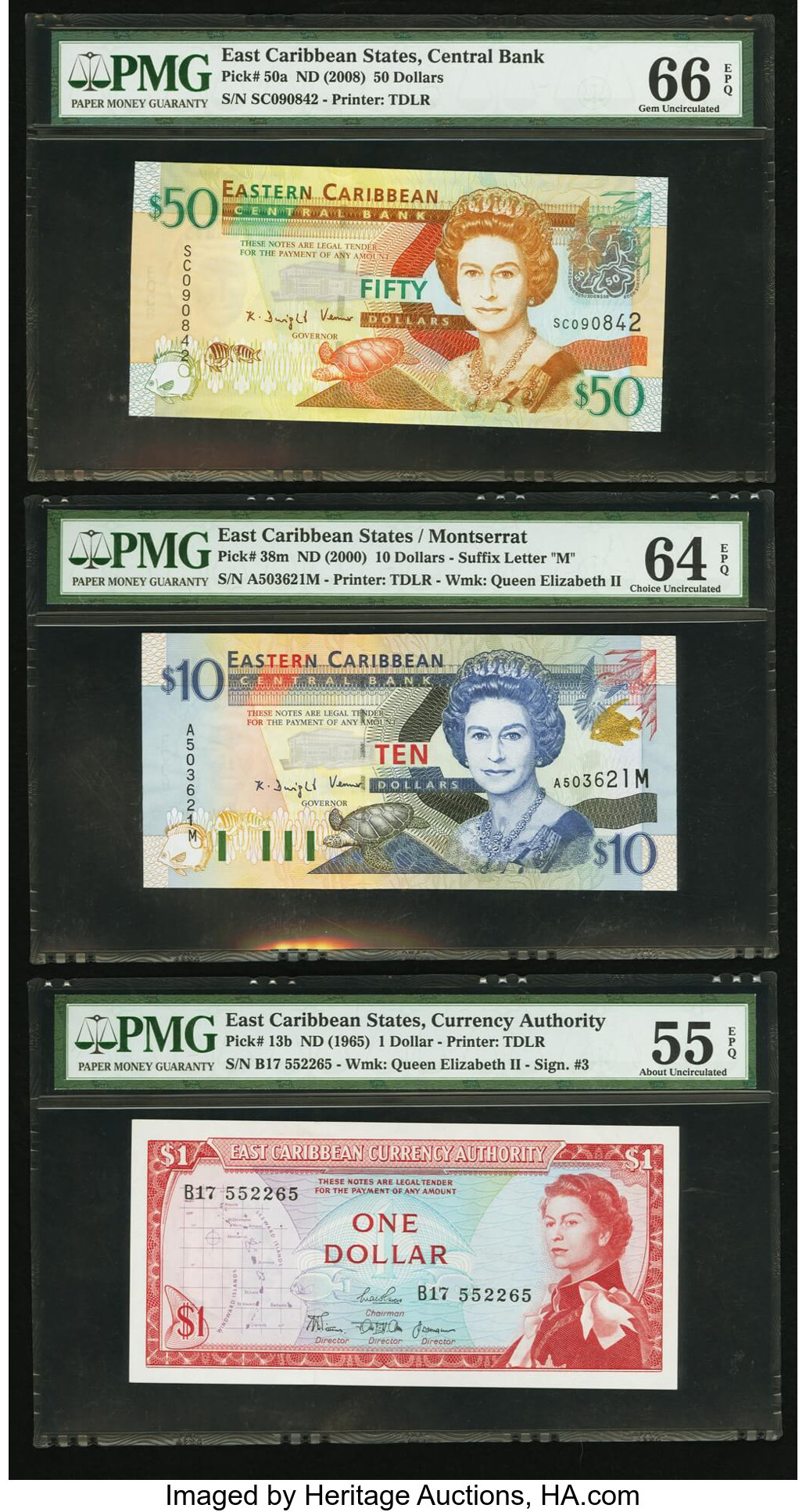 image for: East Caribbean States  1 dollar (B101c10s1)