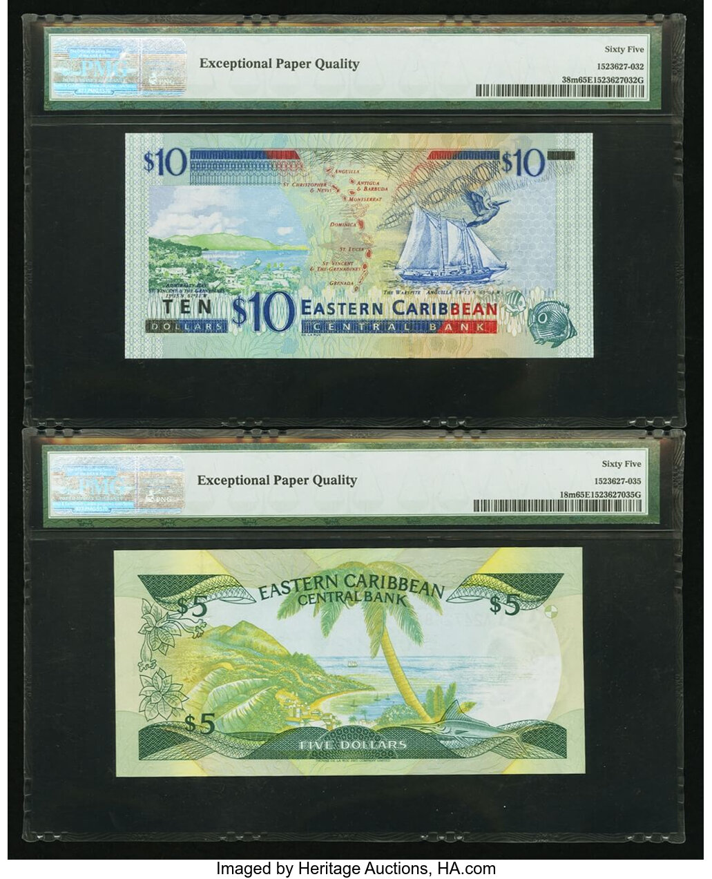 image for: East Caribbean States  10 dollars (B222u)