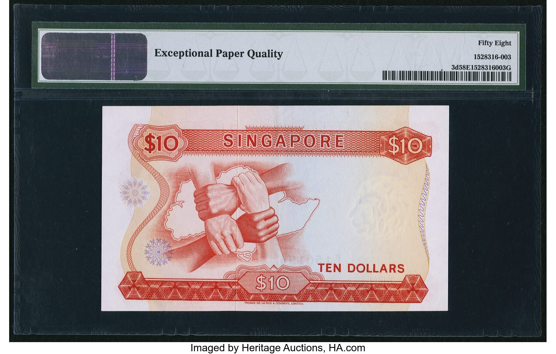 image for: Singapore  10 dollars (B103cs)