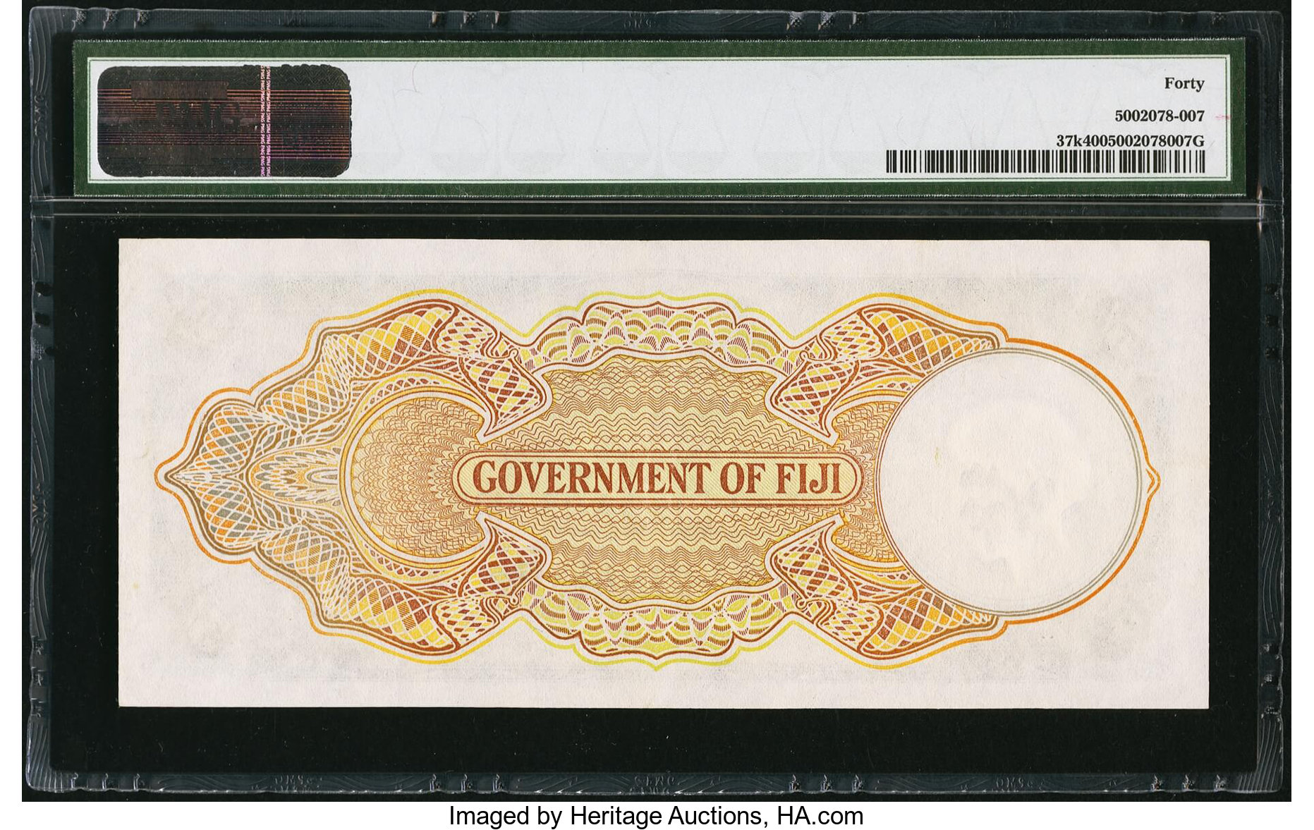 image for: Fiji  5 shillings(B313as)