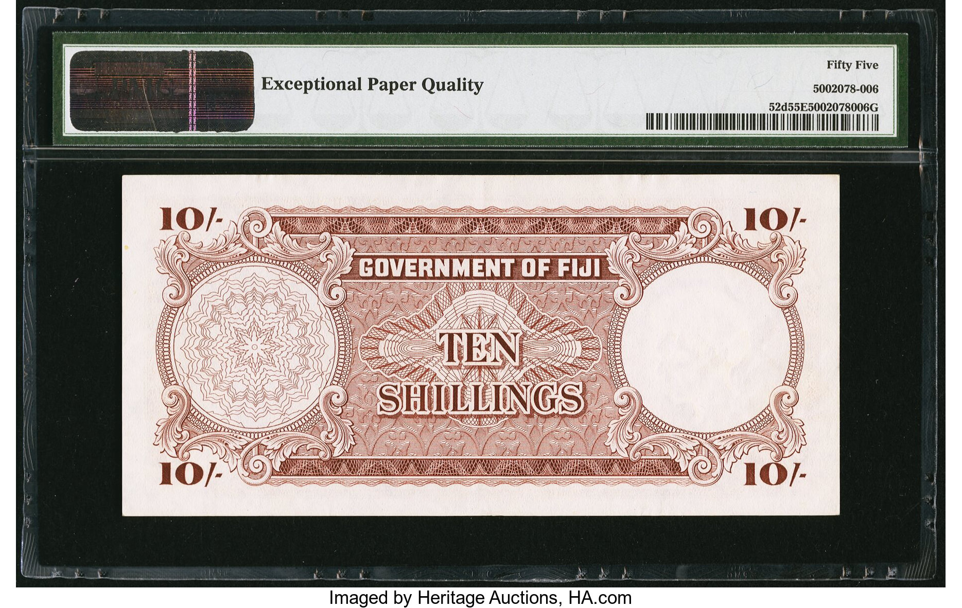 image for: Fiji  10 shillings (B329as)
