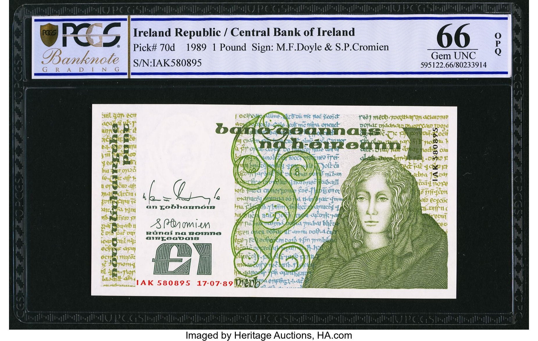image for: Ireland, Republic of  1 pound (B215a)