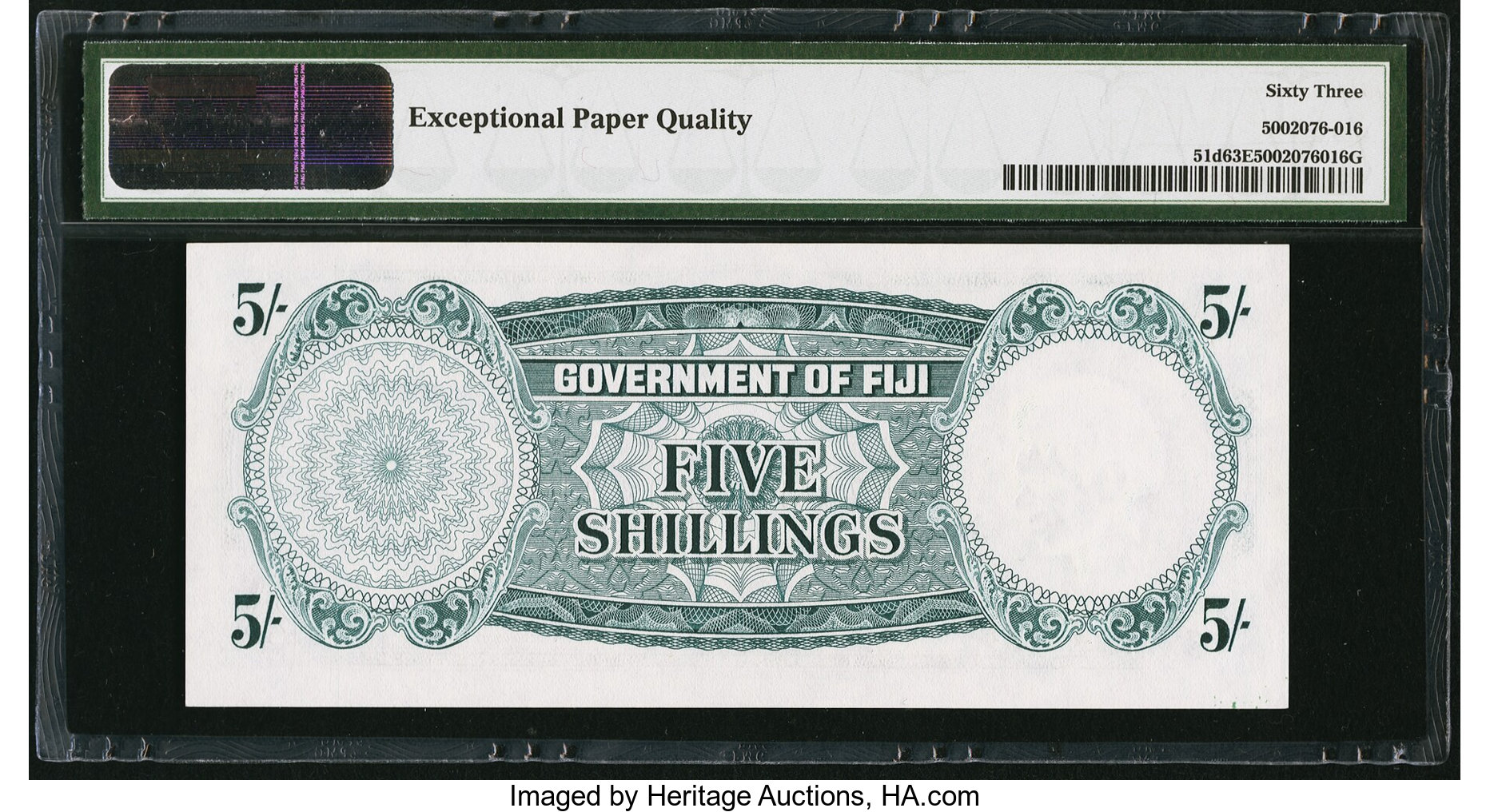 image for: Fiji  5 shillings (B328c)