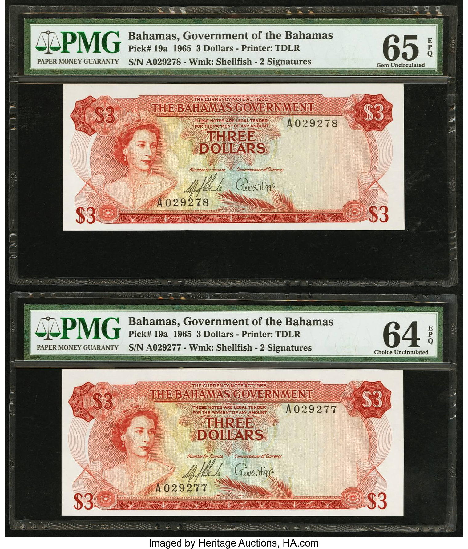 image for: Bahamas  3 dollars (B118z)