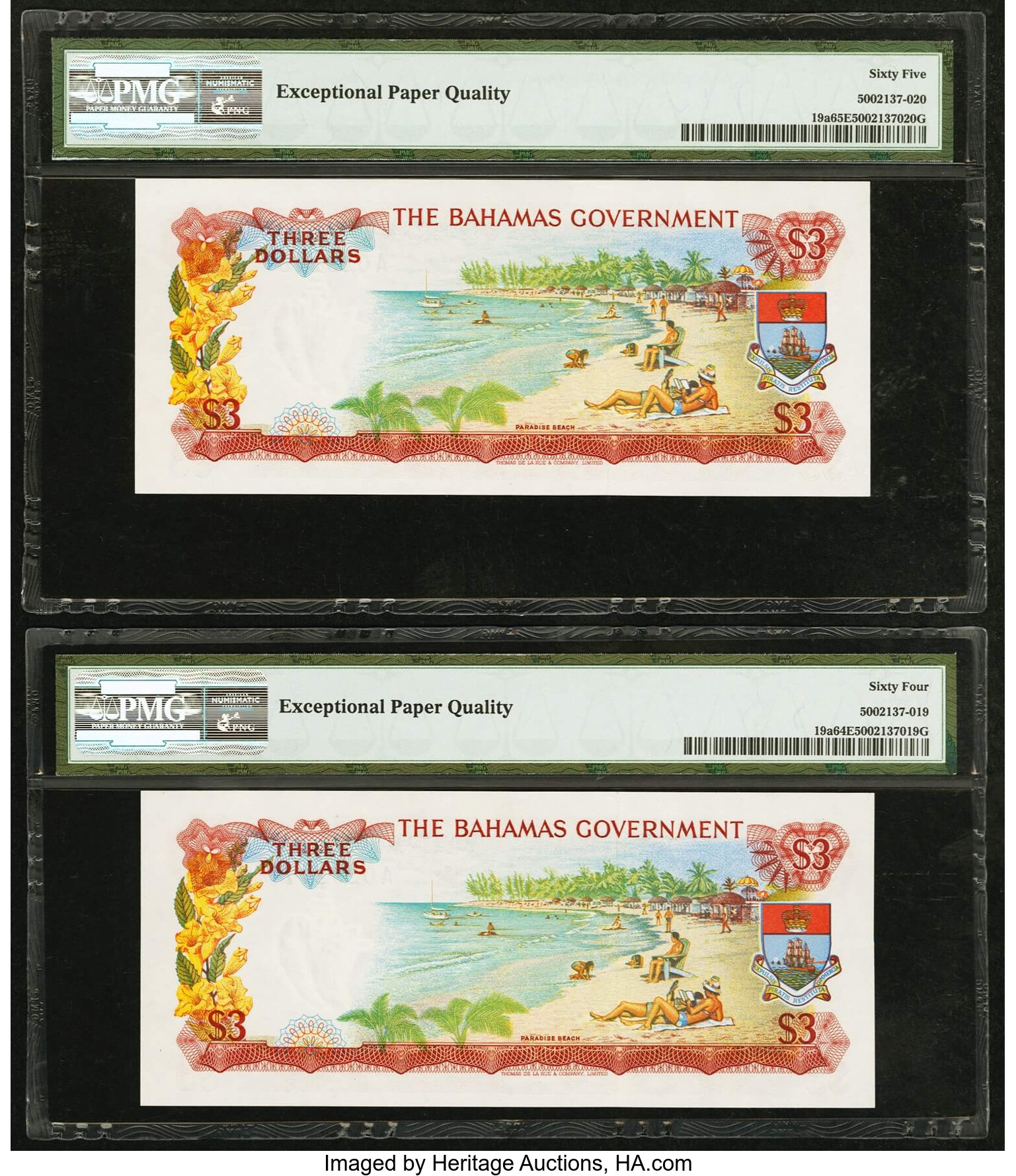image for: Bahamas  3 dollars (B118bs2)