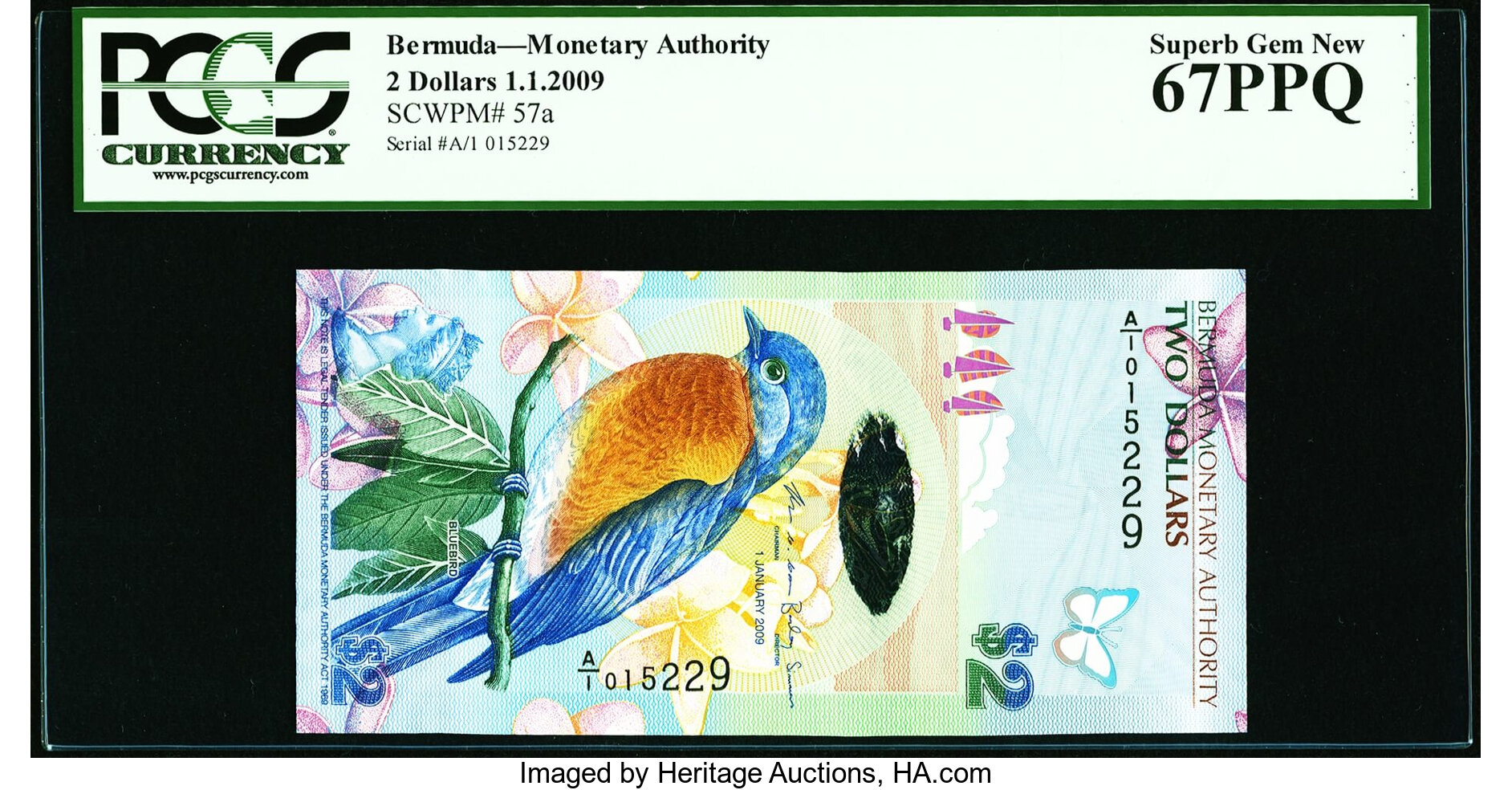 image for: Bermuda  2 dollars (B230as)
