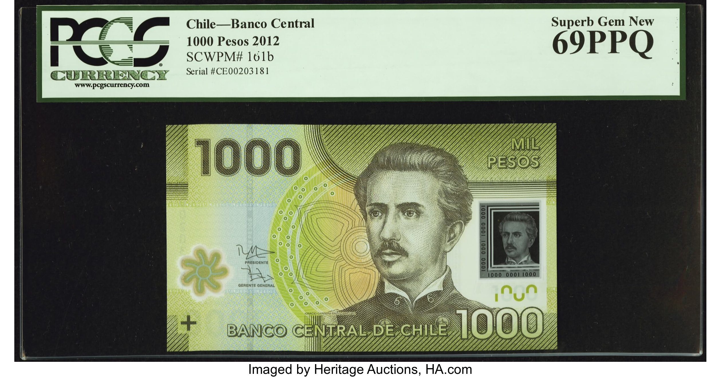 image for: Chile  1,000 pesos (B296k)