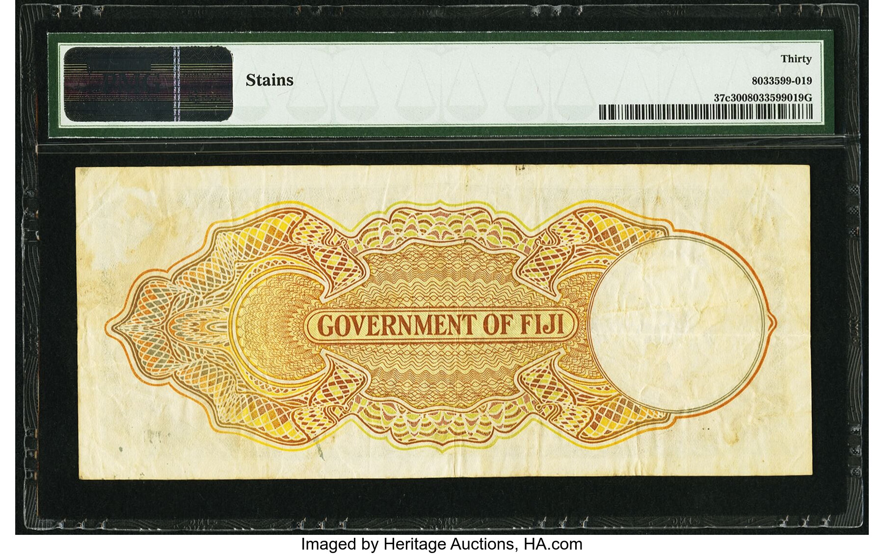 image for: Fiji  5 shillings(B313a)