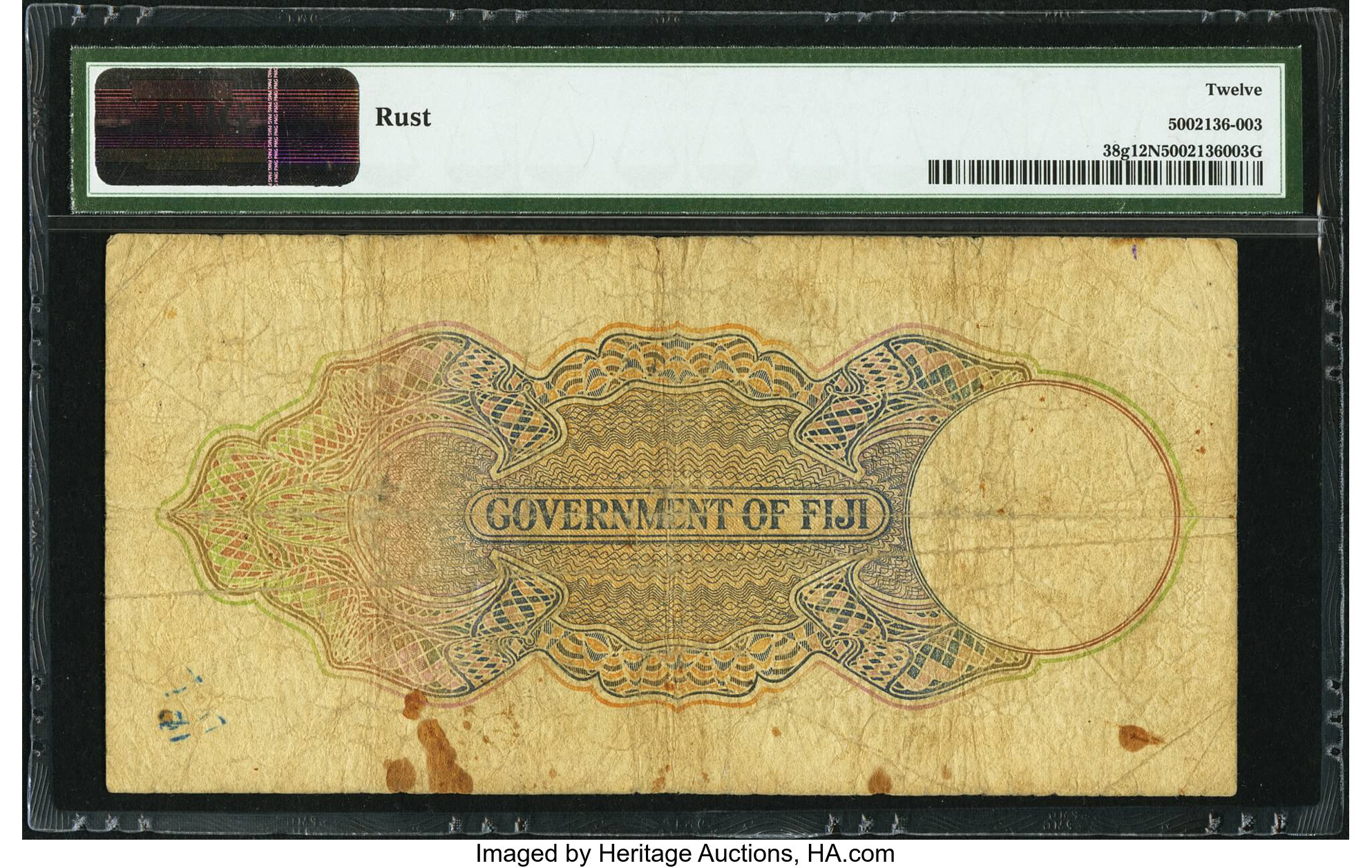 image for: Fiji  10 shillings(B314g)