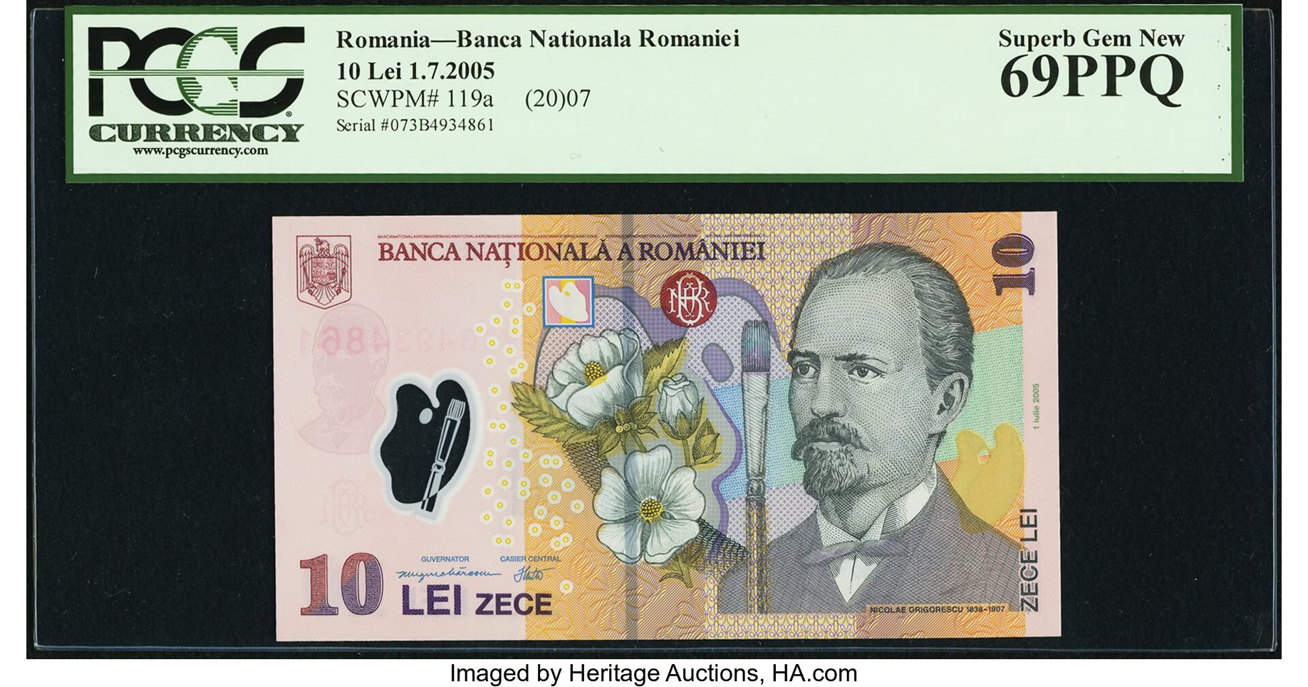 image for: Romania  10 lei (B281c)
