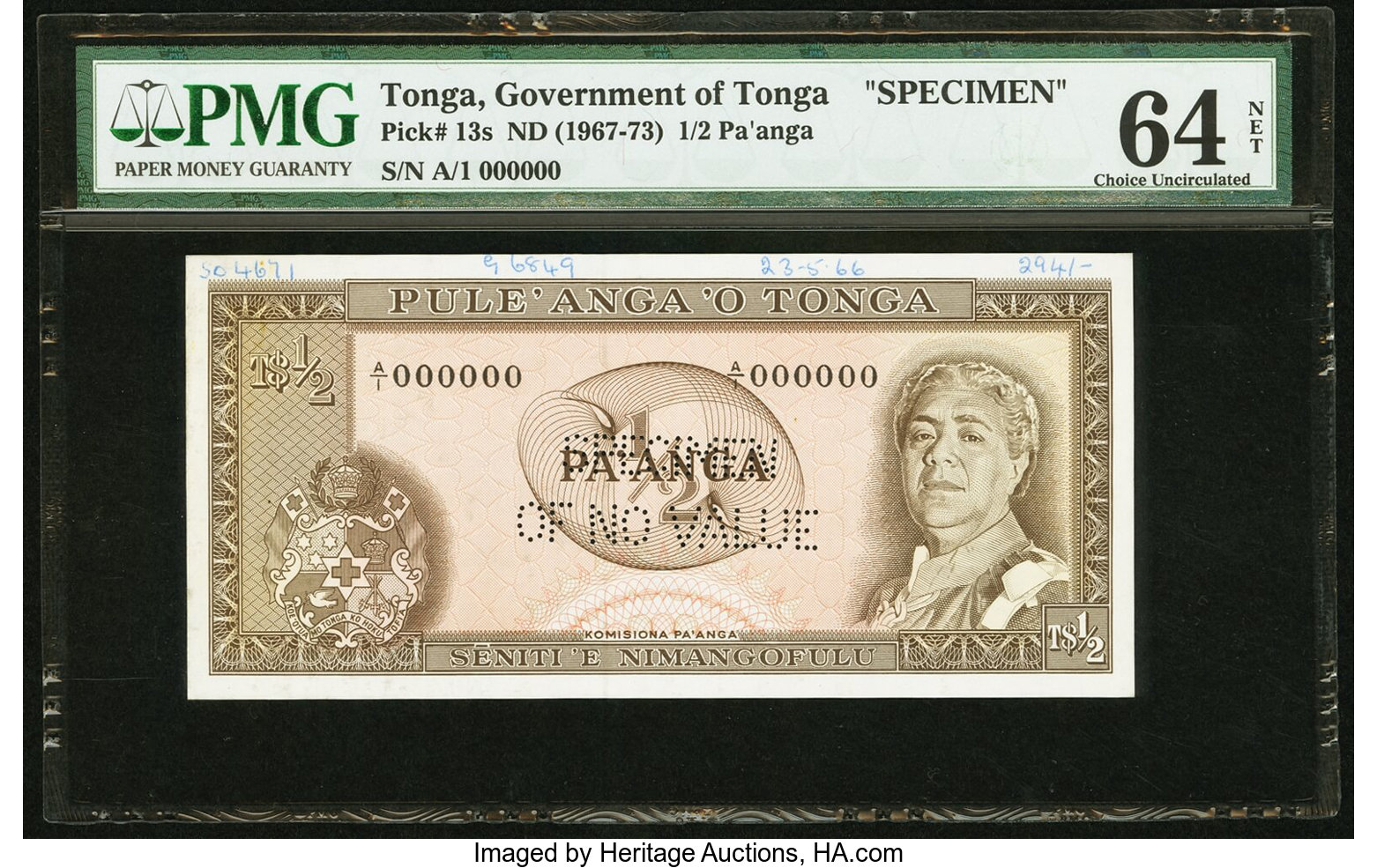 image for: Tonga  1/2 pa?anga(B113s2)