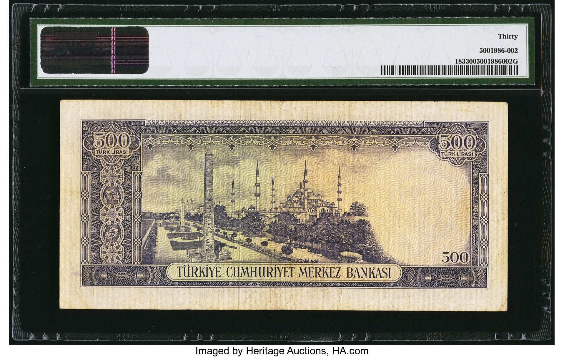 image for: Turkey  500 T?rk liras? (B261as)