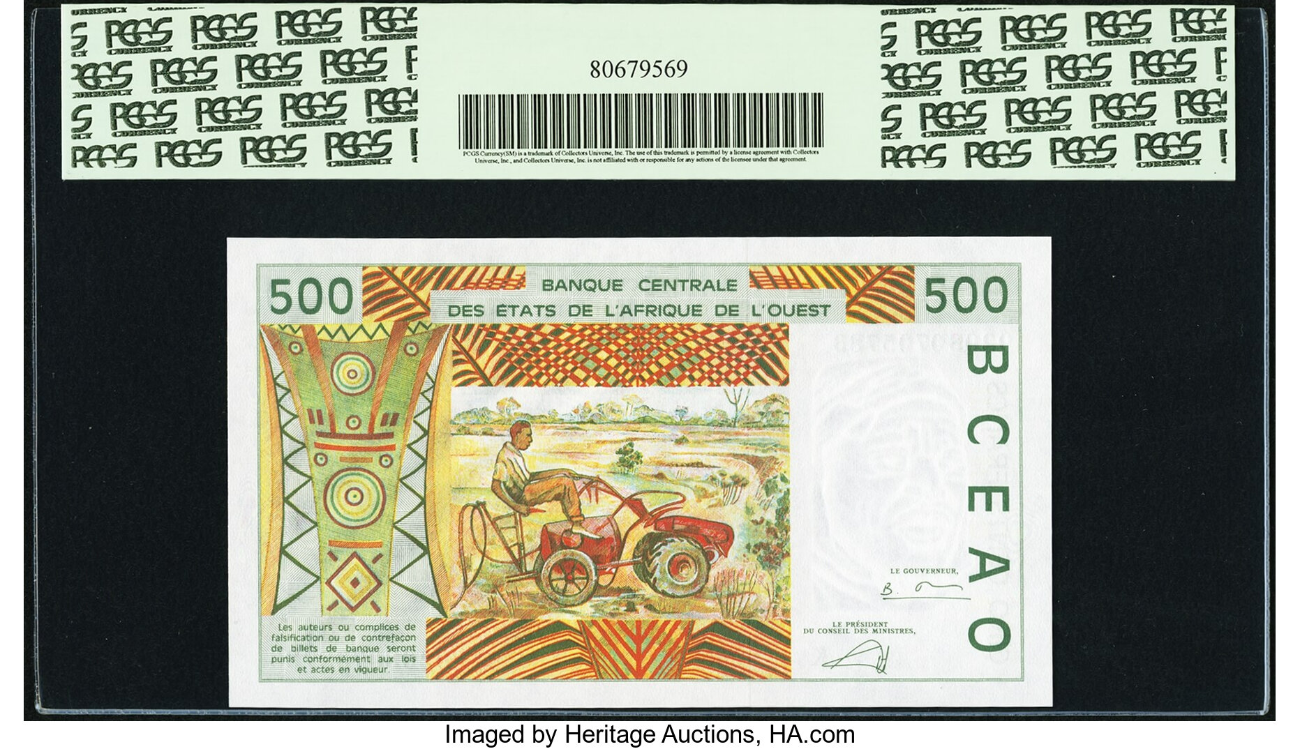 image for: West African States  500 francs (B115Ki)