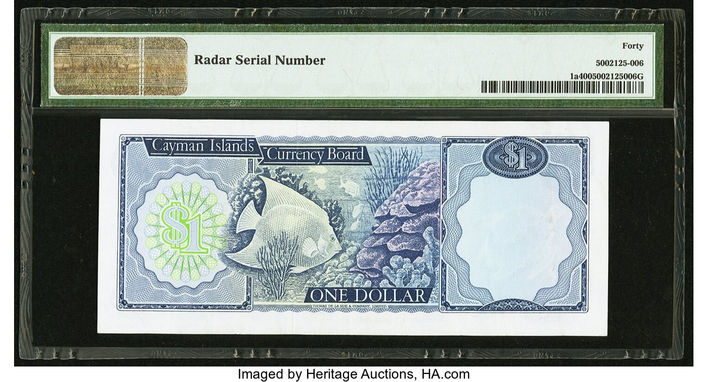 image for: Cayman Islands  1 dollar (B101a)